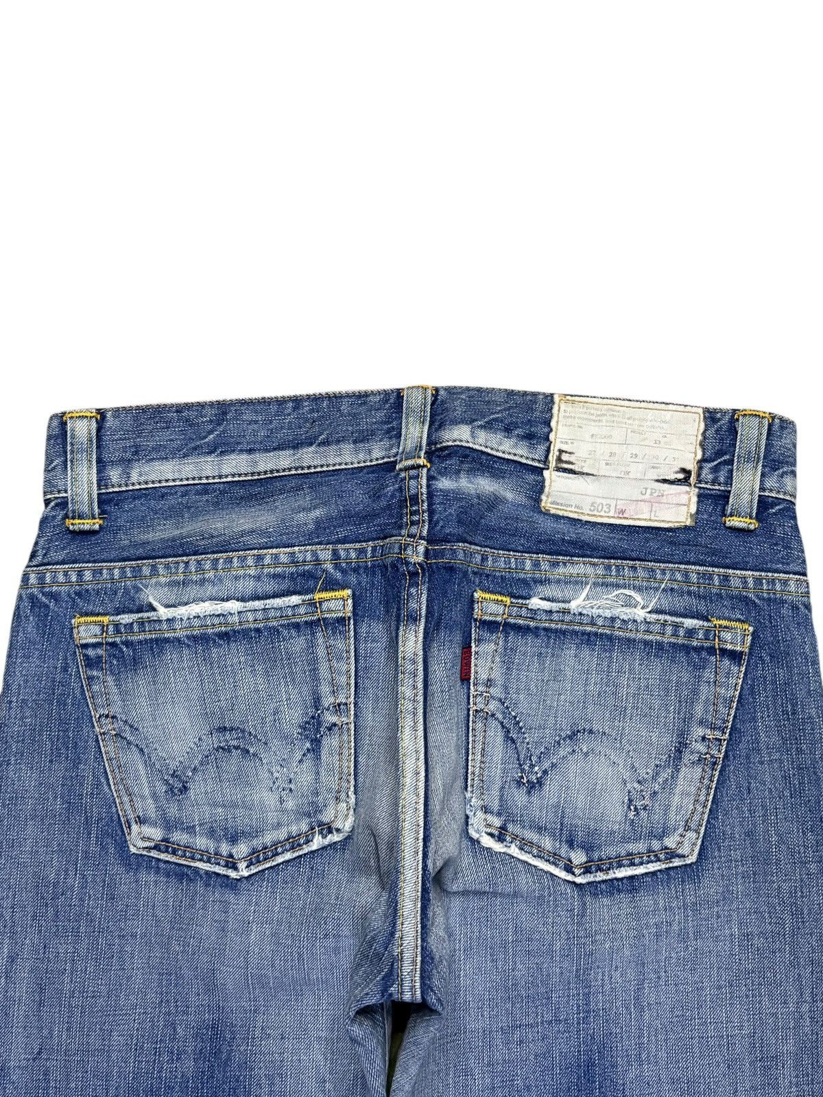 Edwin × Japanese Brand Vintage Japanese Edwin 503 Faded Wash Bootcut Flare Jeans Size 30" / US 8 / IT 44 - 8 Thumbnail