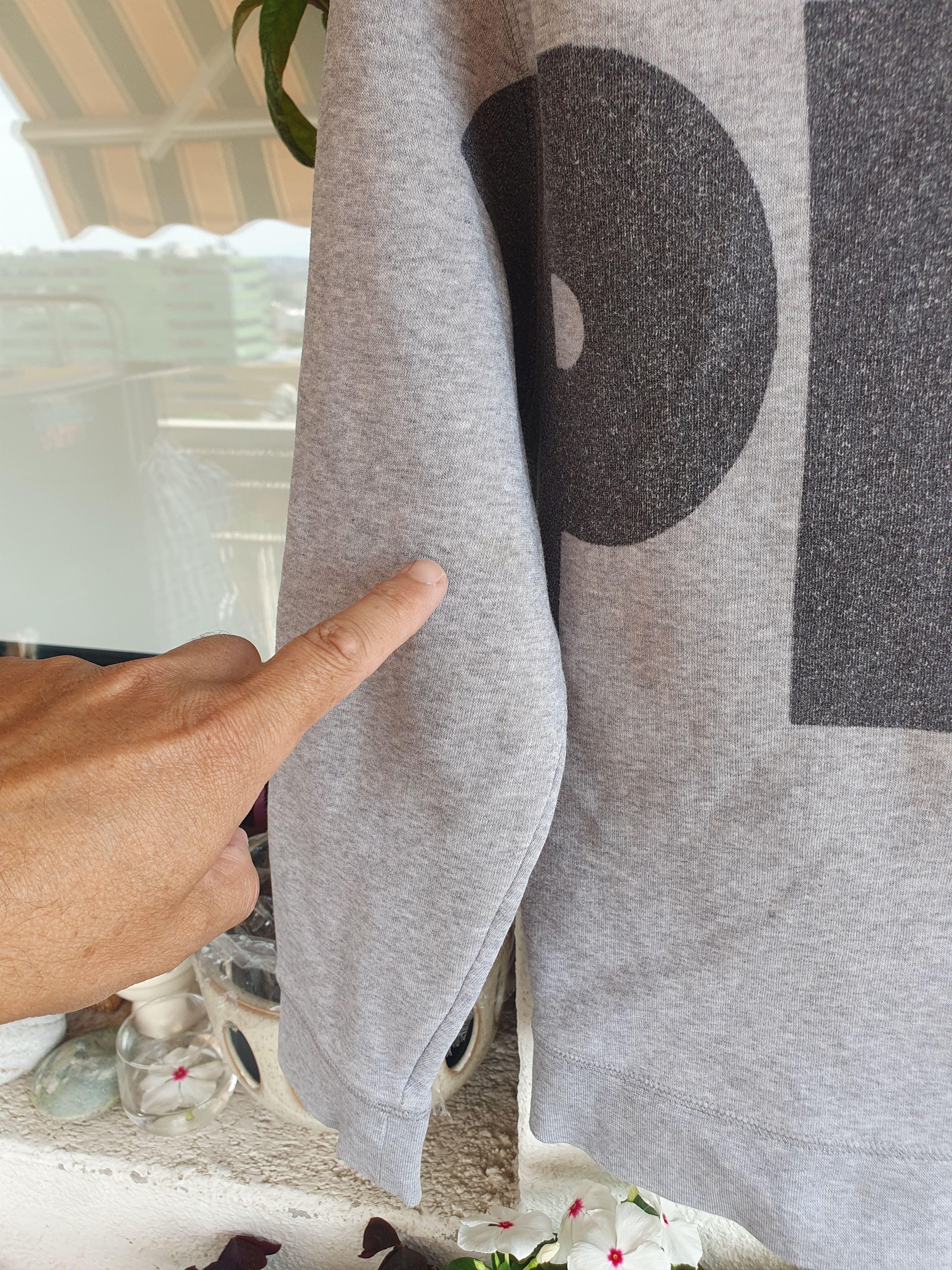 Sandro Sandro Play Grey Cotton Sweatshirt sz 3/M Size M / US 6-8 / IT 42-44 - 8 Thumbnail