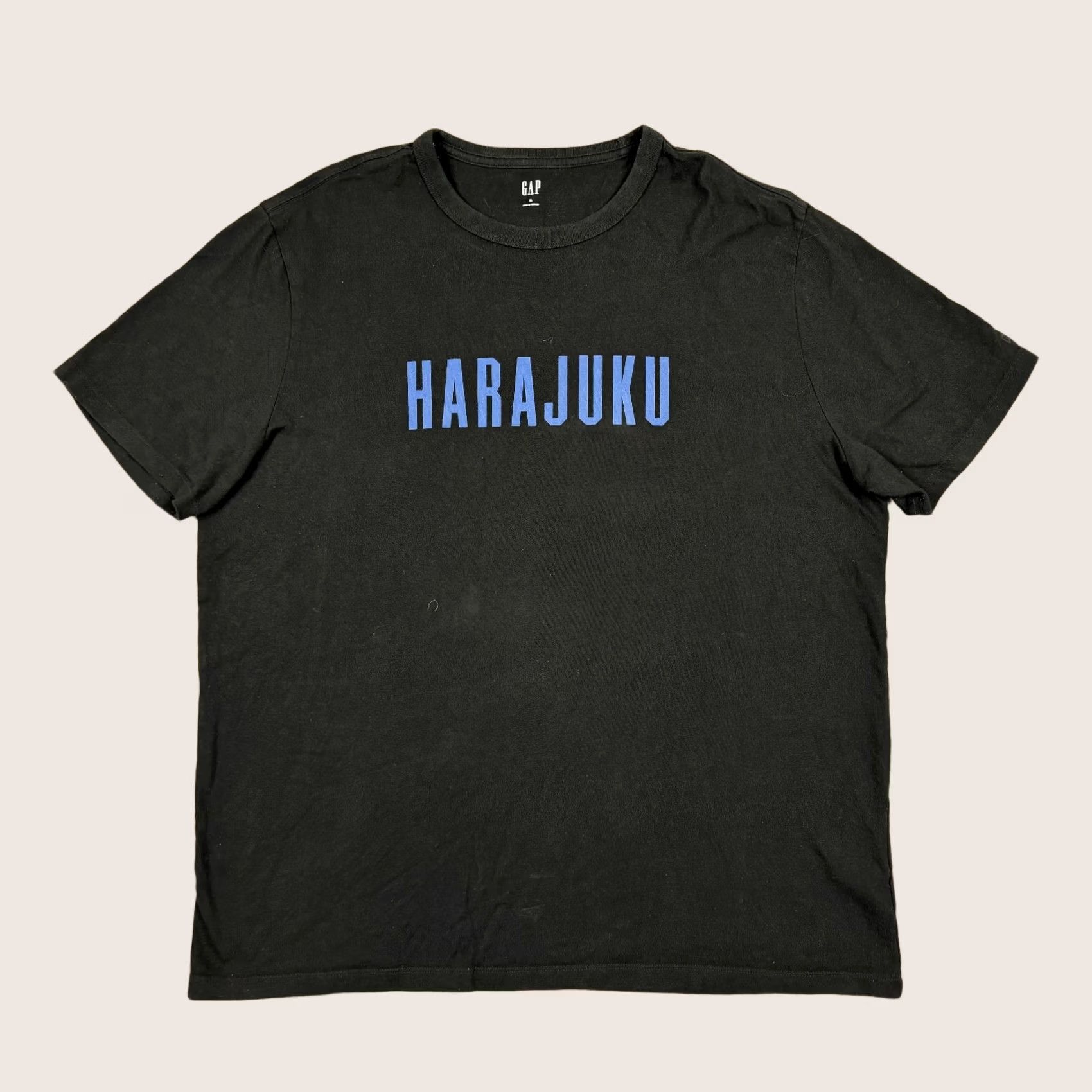 Gap Gap Men's T-Shirt XL Black Short Sleeve Crew Neck Harajuku Graphic Tee Size US XL / EU 56 / 4 - 1 Thumbnail