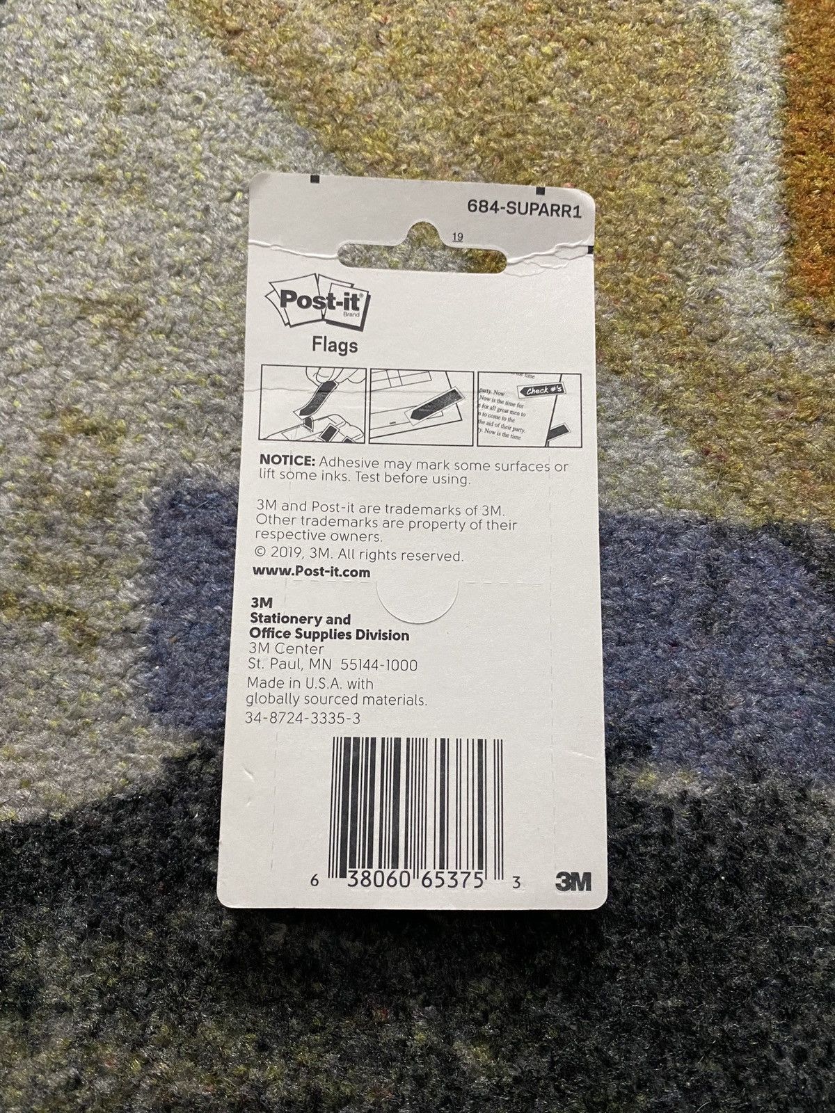 Supreme Supreme Post-It Flags Red Size ONE SIZE - 2 Thumbnail