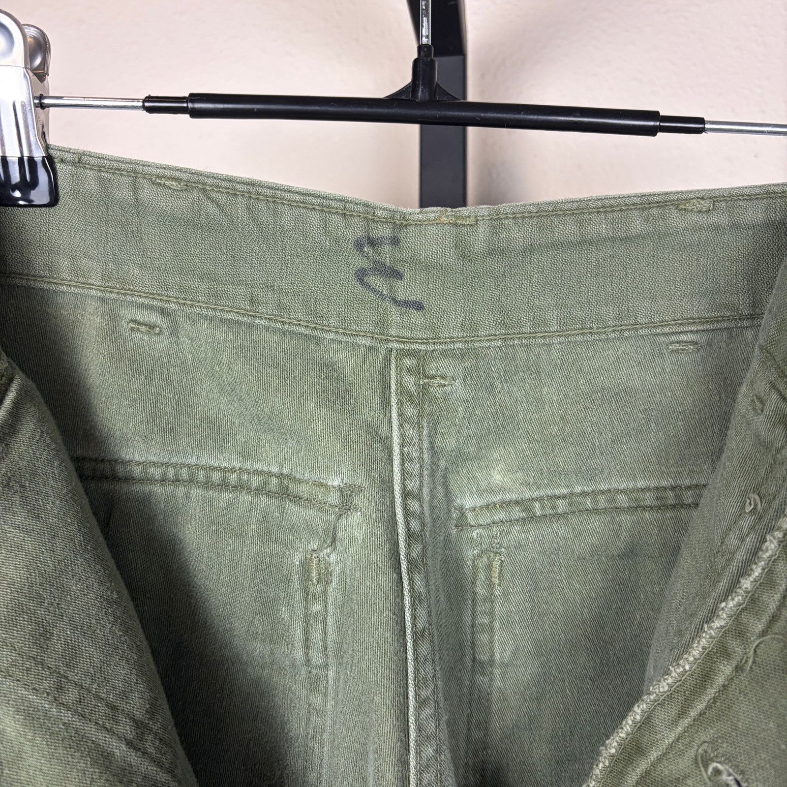 Other VTG Military Fatigue OG107 Button Fly Army Sateen Sz24 Pants Size US 26 / EU 42 - 4 Thumbnail