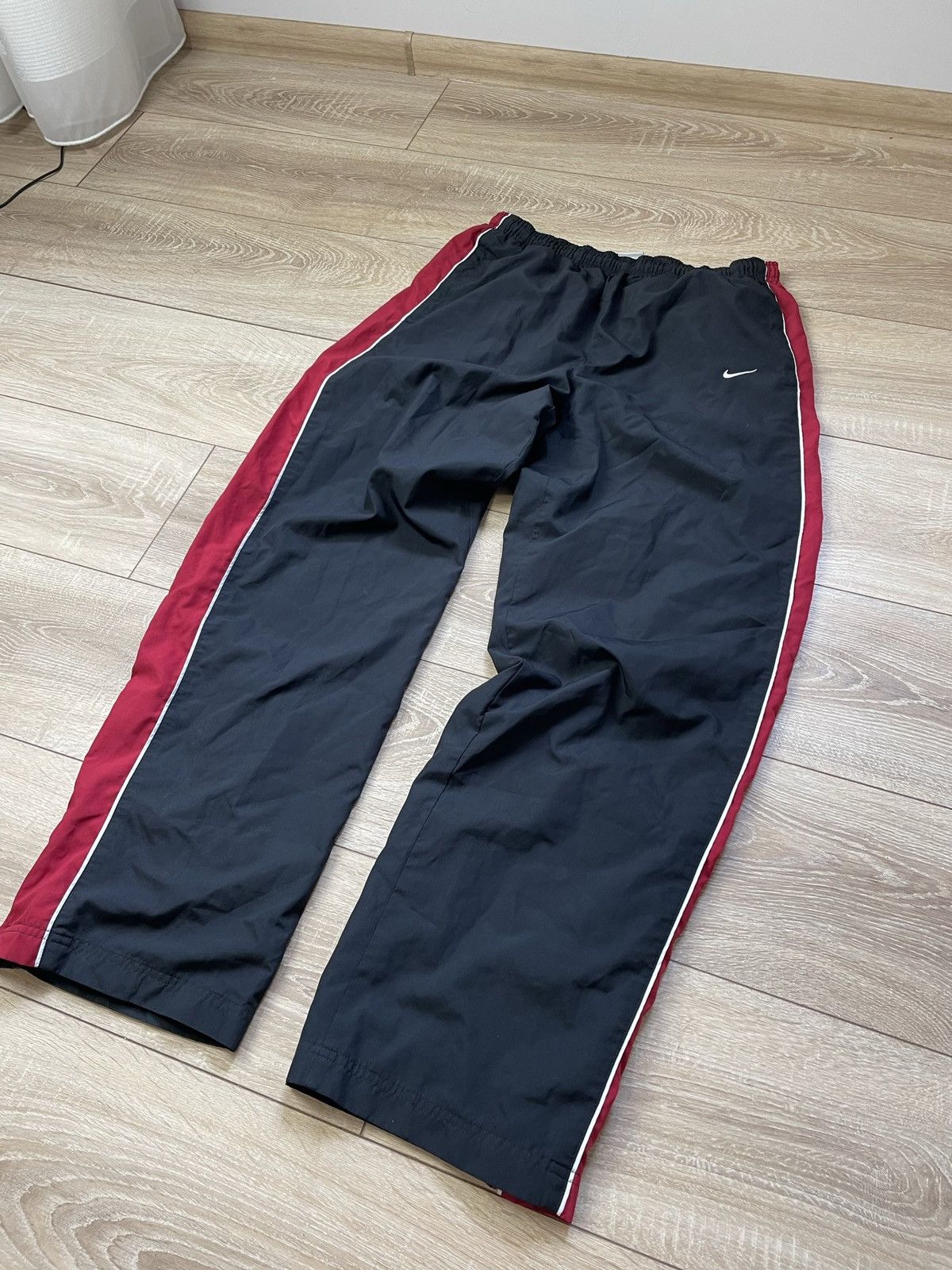Nike × Vintage Nike Track vintage pants nylon Y2K swoosh joggers Size US 36 / EU 52 - 5 Thumbnail