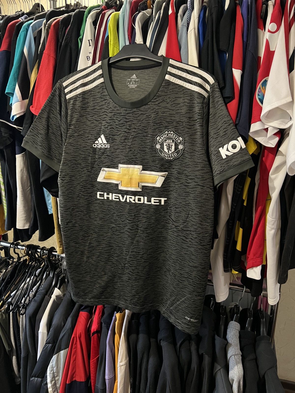 Other 2020/2021 VINTAGE MANCHESTER UNITED AWAY FOOTBALL SHIRT AOP Size US M / EU 48-50 / 2 - 1 Thumbnail