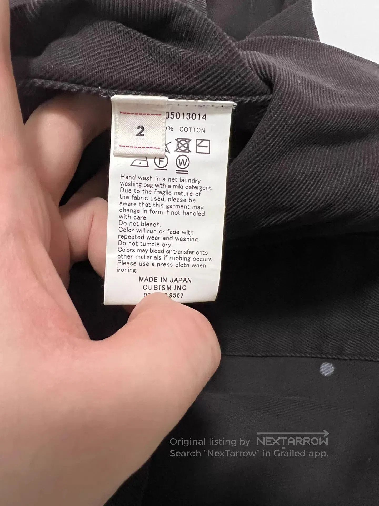 Visvim Black Long Coat with 'PEERESS' Embroidered Detail. Size US M / EU 48-50 / 2 - 5 Thumbnail