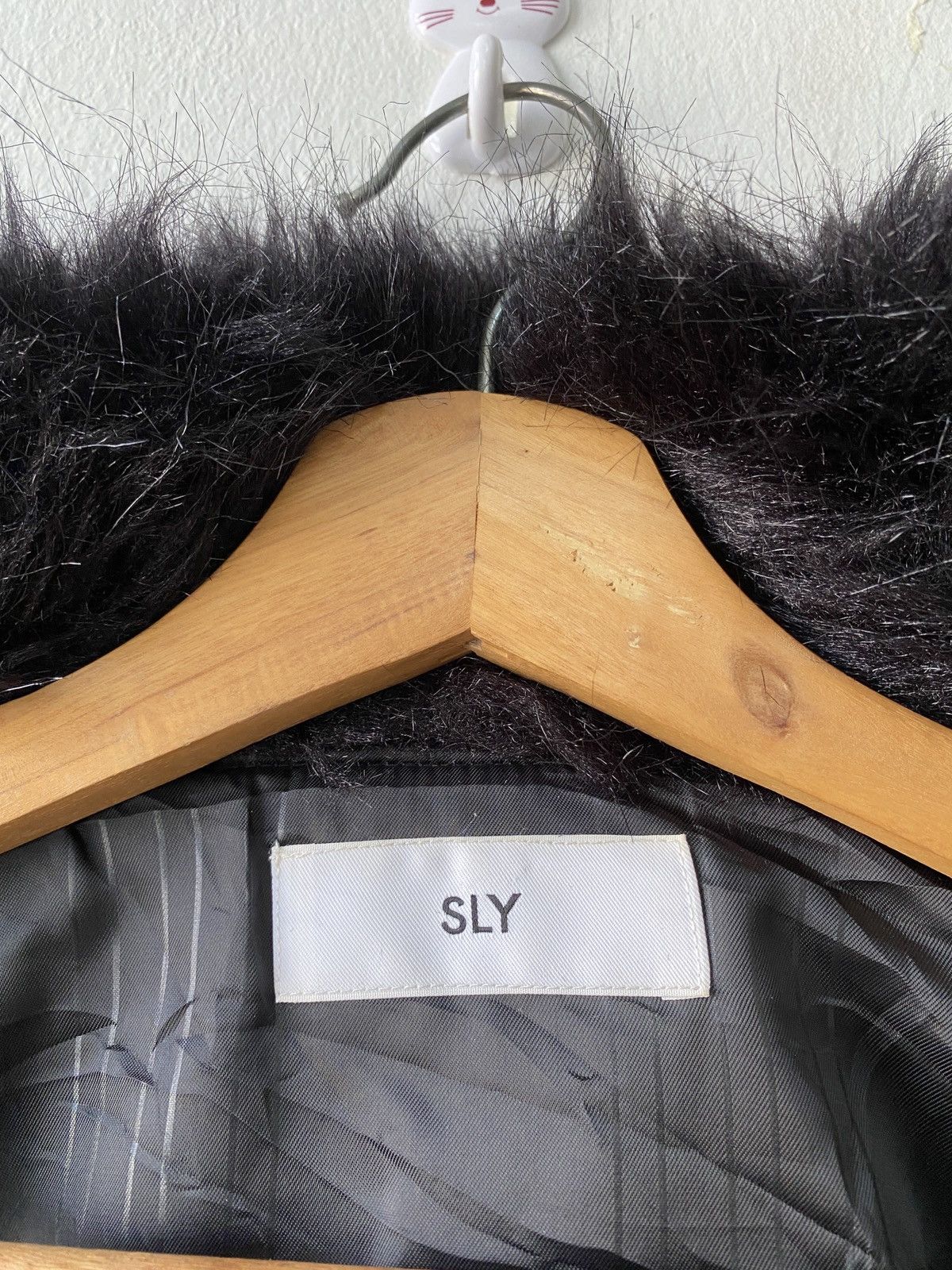 Japanese Brand × Le Grande Bleu (L.G.B.) SLY Japan Knit Wool Design Fur Zipper Jacket Size US L / EU 52-54 / 3 - 16 Thumbnail