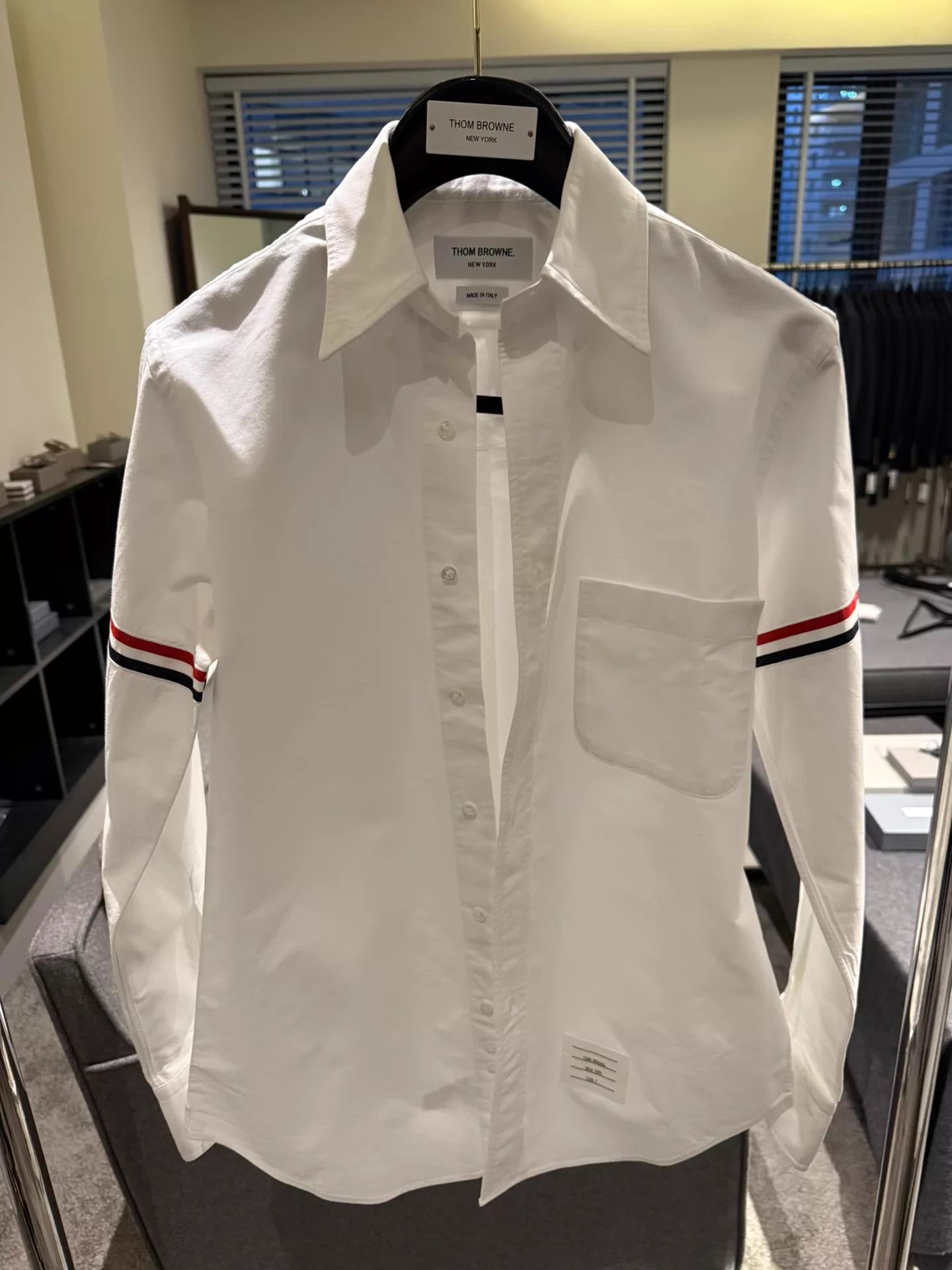 Thom Browne Thom Browne Double Stripe Oxford Shirt S2 NWOT Size US M / EU 48-50 / 2 - 1 Thumbnail
