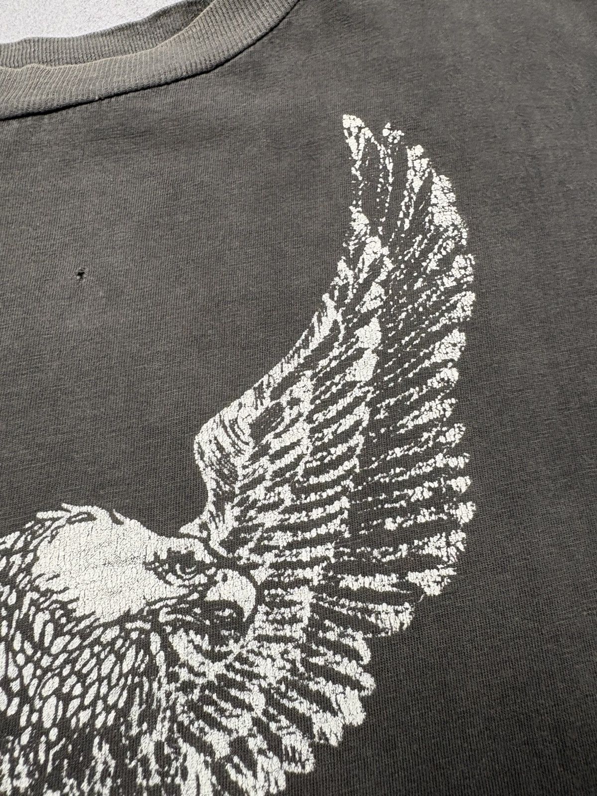 Harley Davidson Vintage 80s Harley Davidson Eagle Motorcycles Fade Biker Tee Size US M / EU 48-50 / 2 - 8 Thumbnail