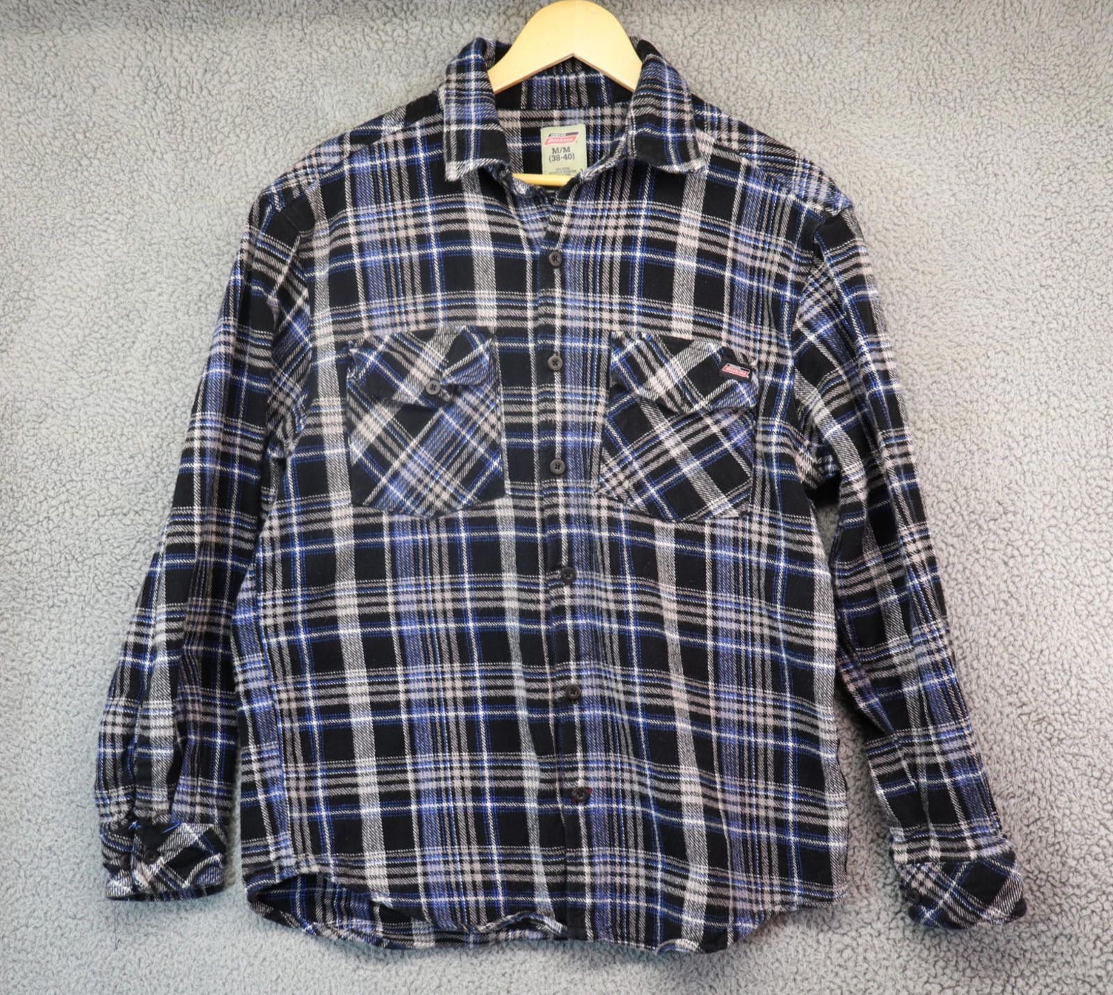 Dickies Dickies Heavy Cotton Flannel Work Shirt Medium 38 40 Size US M / EU 48-50 / 2 - 1 Thumbnail