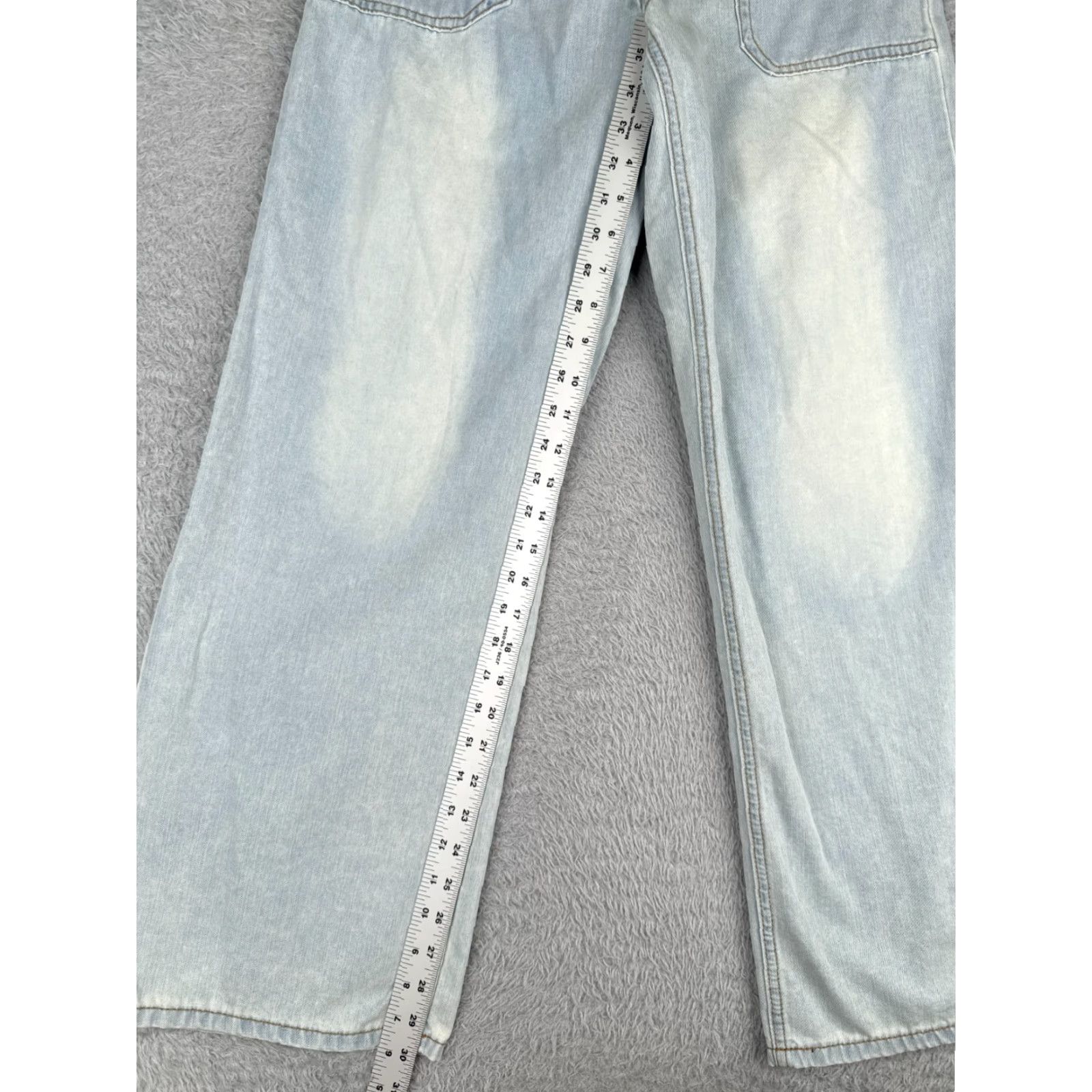 Vintage Gold Trans Jeans Womens 28 Blue Denim Light Wash Distressed 28x30 Regular 5-Pocket Design Zip Button Jeans Womens Size 28" / US 6 / IT 42 - 7 Thumbnail