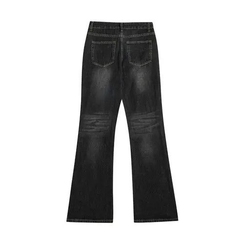 Japanese Brand × Jean Men's American loose wide-leg loose flared jeans Size US 34 / EU 50 - 2 Thumbnail