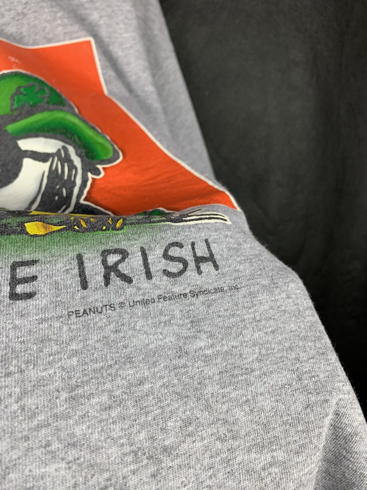 Peanuts × Vintage Rare! Vintage Y2K Snoopy Peanuts Irish Size US XL / EU 56 / 4 - 4 Thumbnail
