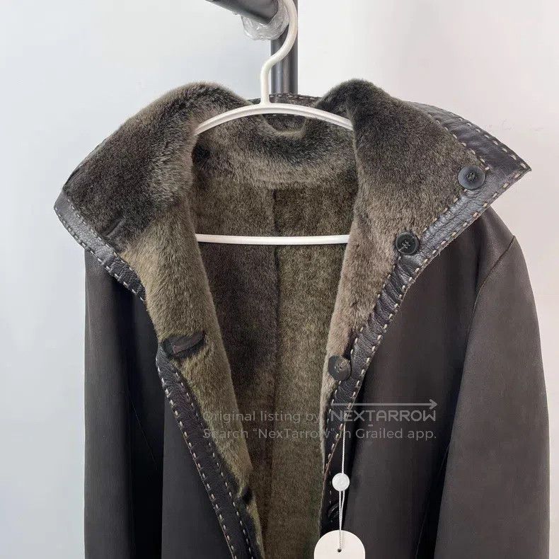Fendi Fendi Fur Coat, Black Size S / US 4 / IT 40 - 4 Thumbnail
