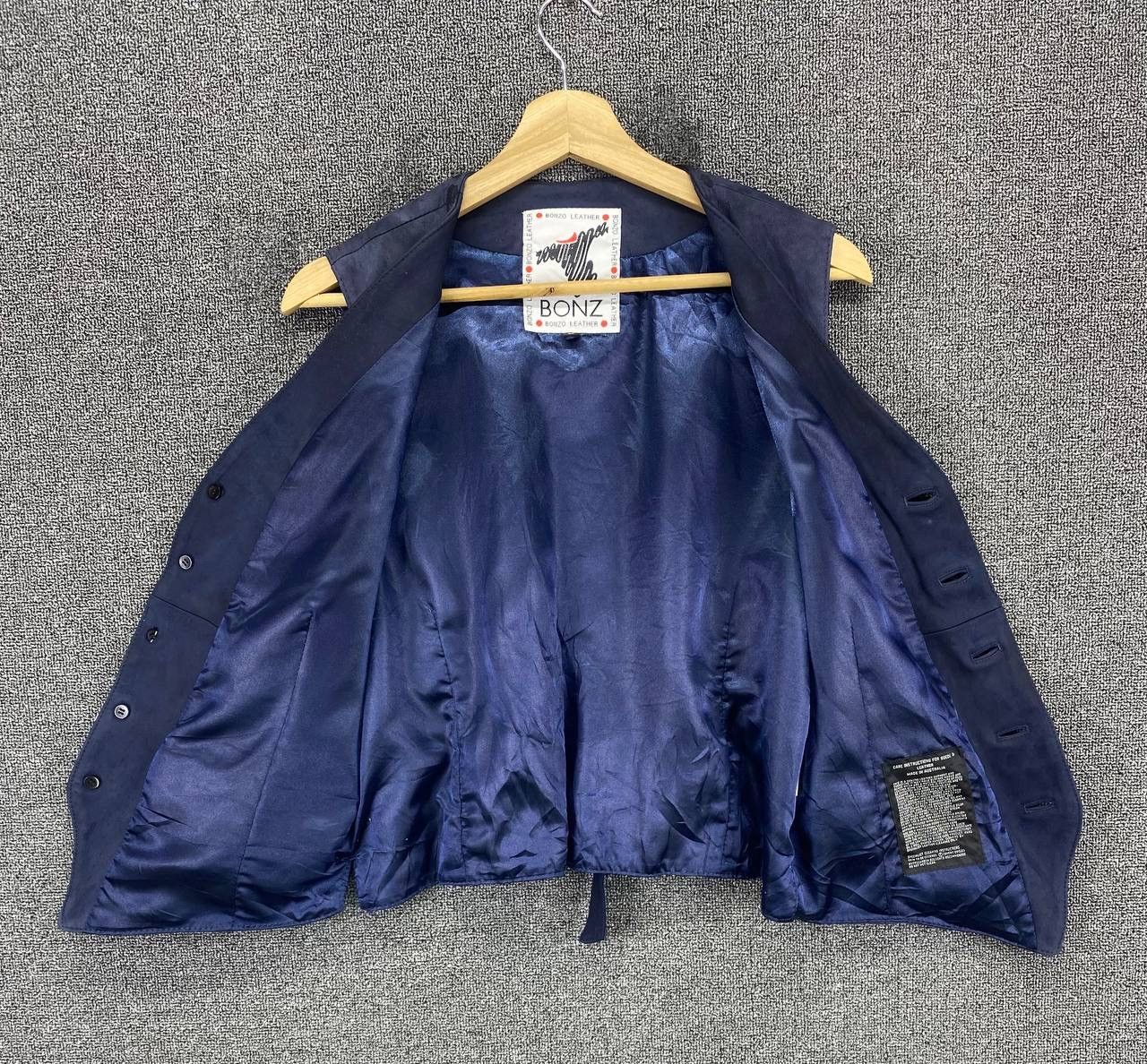 Leather Vintage Bonzo Leather Lamb Skin Vest Size US M / EU 48-50 / 2 - 5 Thumbnail