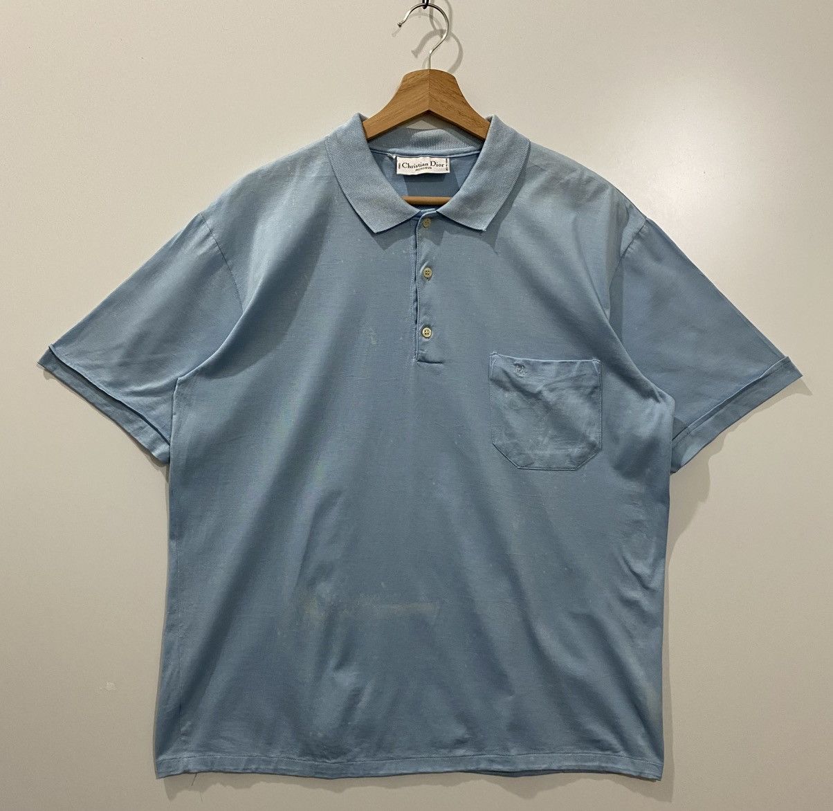 Christian Dior Monsieur vintage Christian Dior Monsieur light blue polo shirt Size US M / EU 48-50 / 2 - 1 Thumbnail