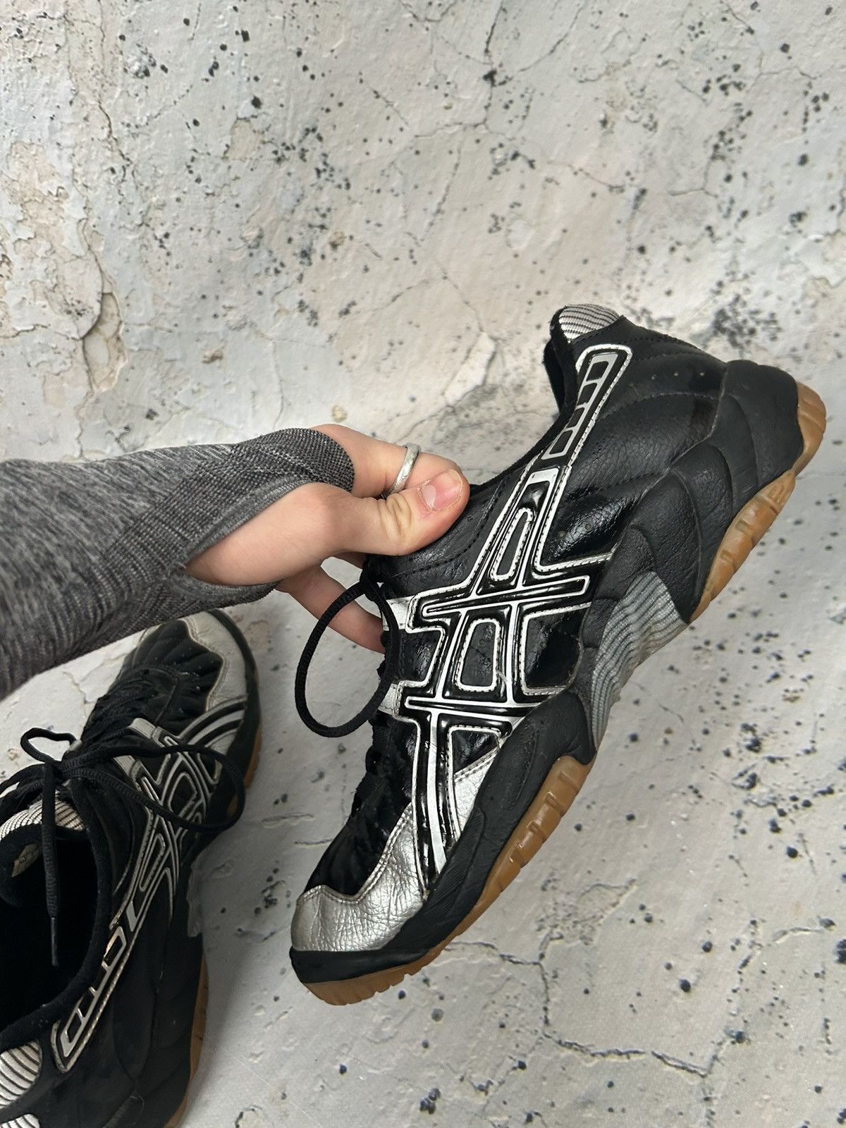 Asics Vintage Asics Gel Rhyno Skin Sneakers Sportswear Hype 90s Size US 10.5 / EU 43-44 - 6 Thumbnail