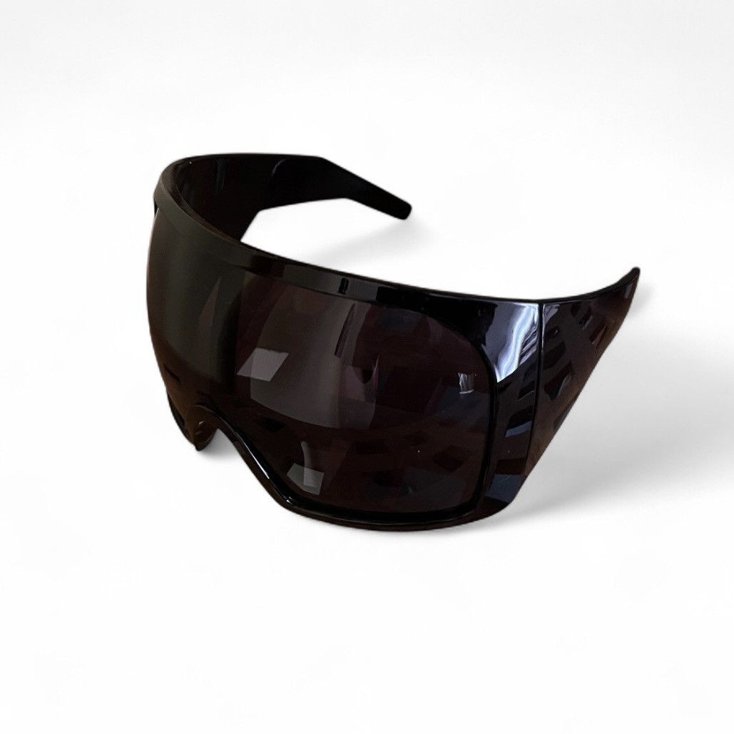 Japanese Brand Big glass Big eye Aestethic Punk Sunglasses Hip-hop Black Size ONE SIZE - 1 Thumbnail
