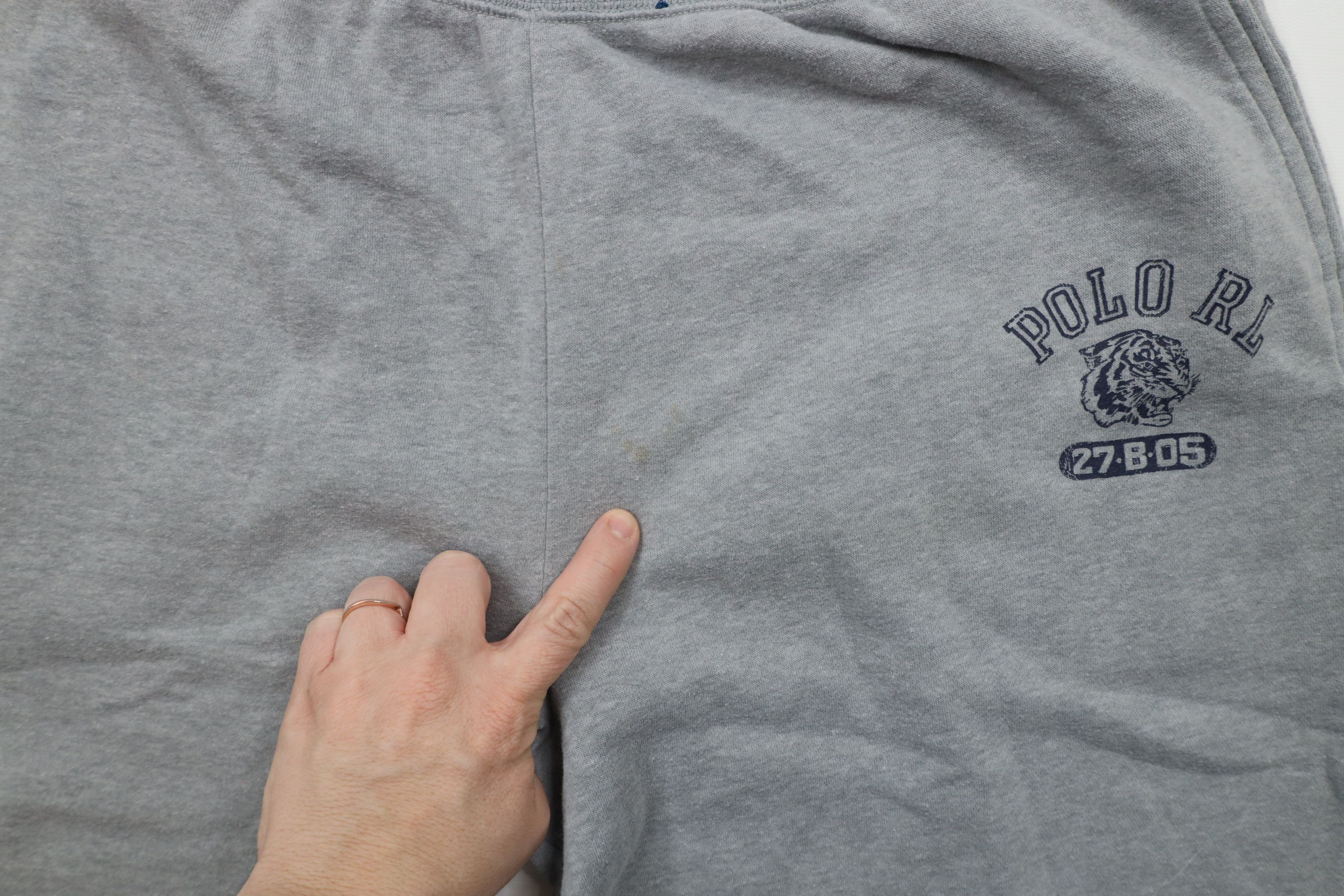 Ralph Lauren × Vintage Vintage Y2K Ralph Lauren Tiger Cuffed Sweatpants Joggers Size US 36 / EU 52 - 6 Thumbnail