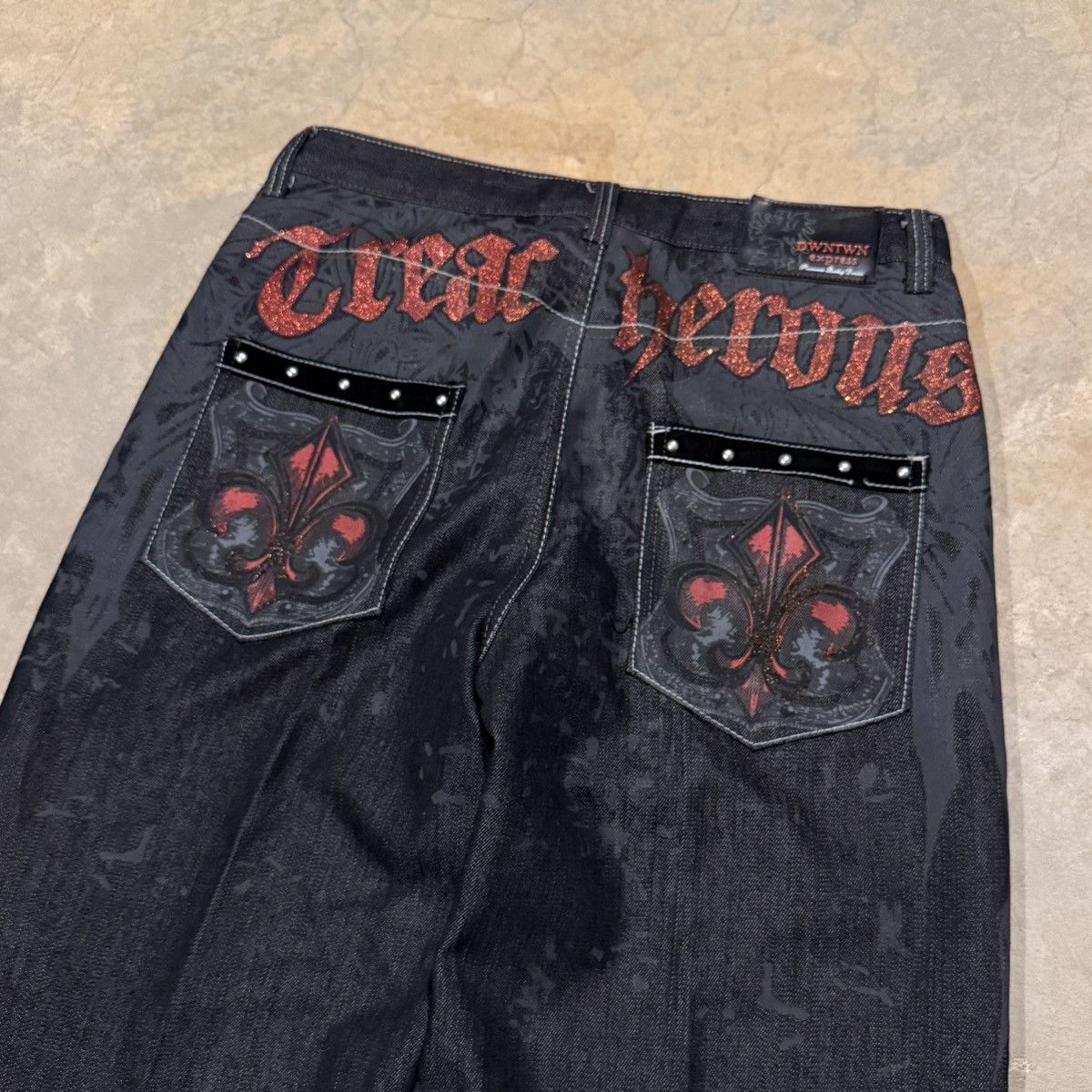 Vintage Vintage 2000s Treacherous Baggy Jeans ERD Grunge Y2K Skater Size US 36 / EU 52 - 3 Thumbnail