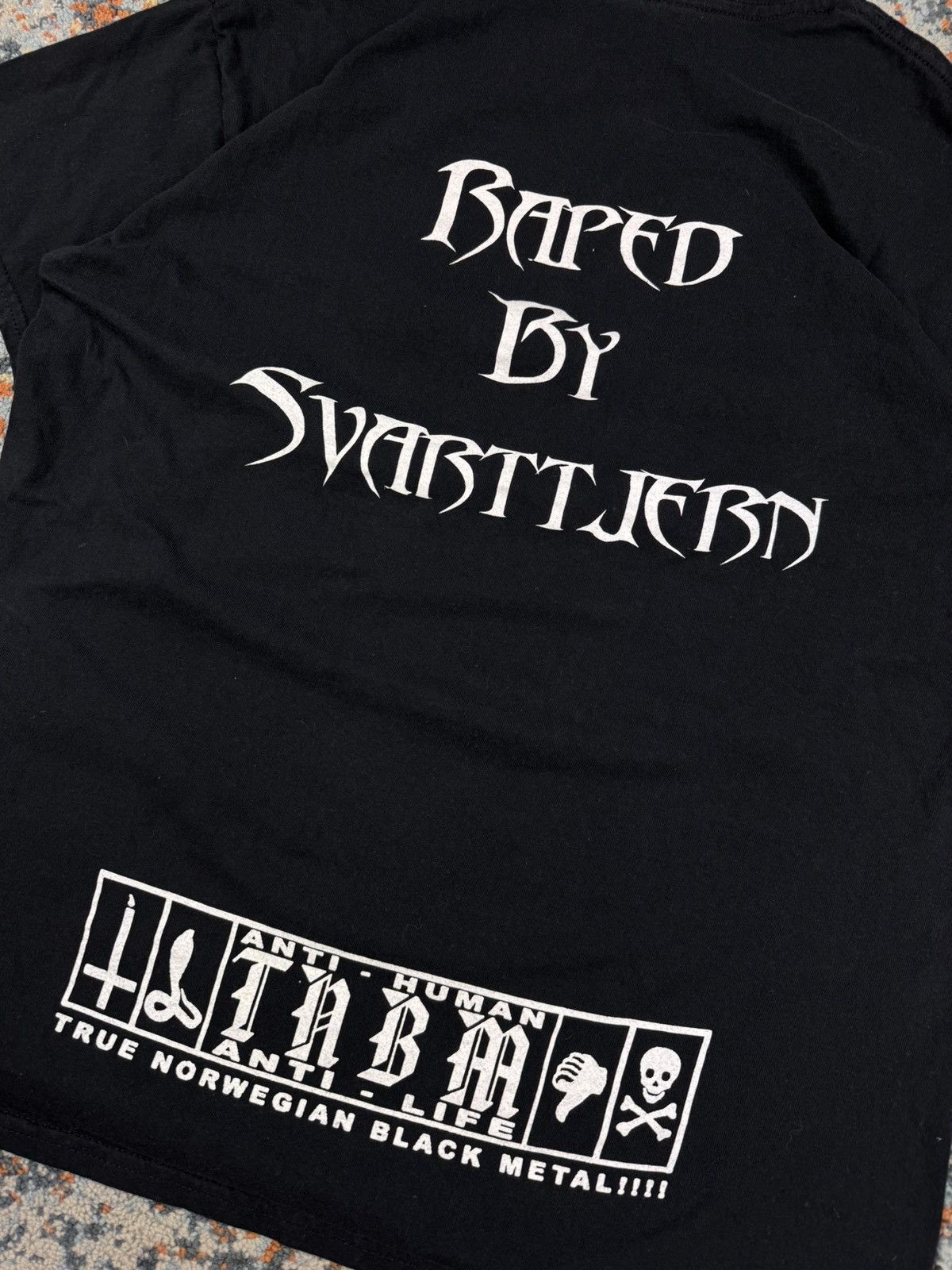 Band Tees × Vintage Rare vintage 00s Svarttjern norwegian black metal band tee Size US M / EU 48-50 / 2 - 6 Thumbnail