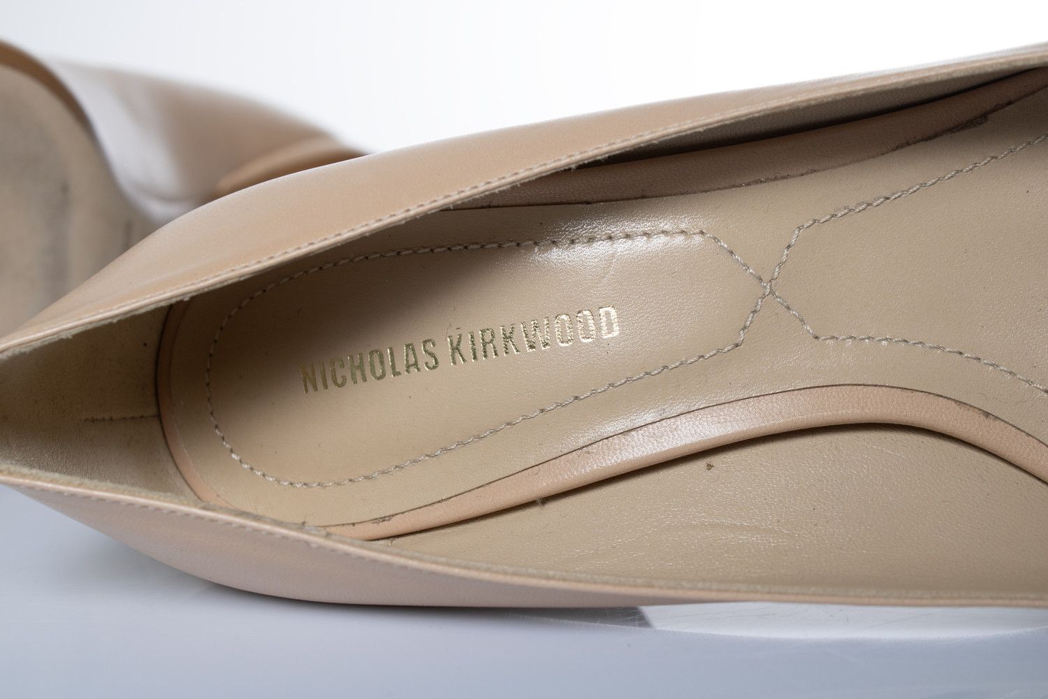 Nicholas Kirkwood Nicholas Kirkwood, Beige celeste pump Size US 6.5 / IT 36.5 - 8 Thumbnail