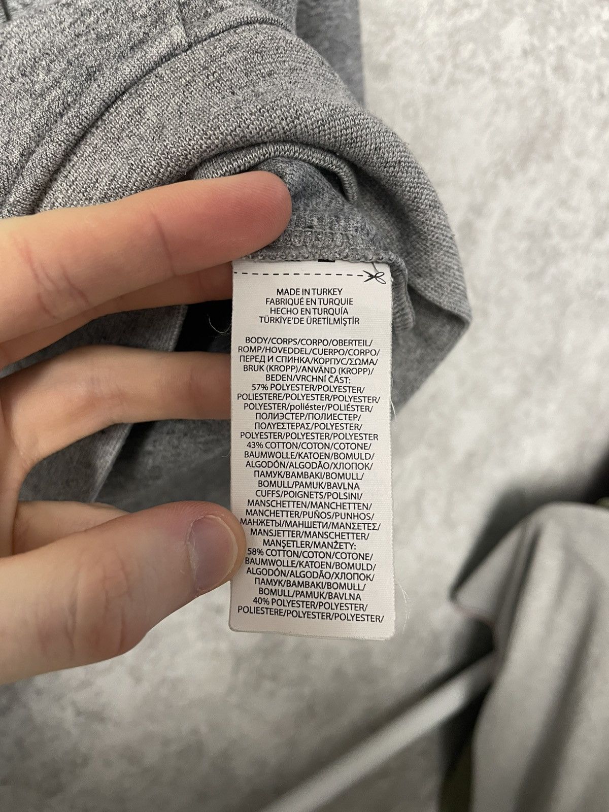 Polo Ralph Lauren Vintage Polo Ralph Lauren Grey Basic Hoodie Y2K Size US L / EU 52-54 / 3 - 7 Thumbnail