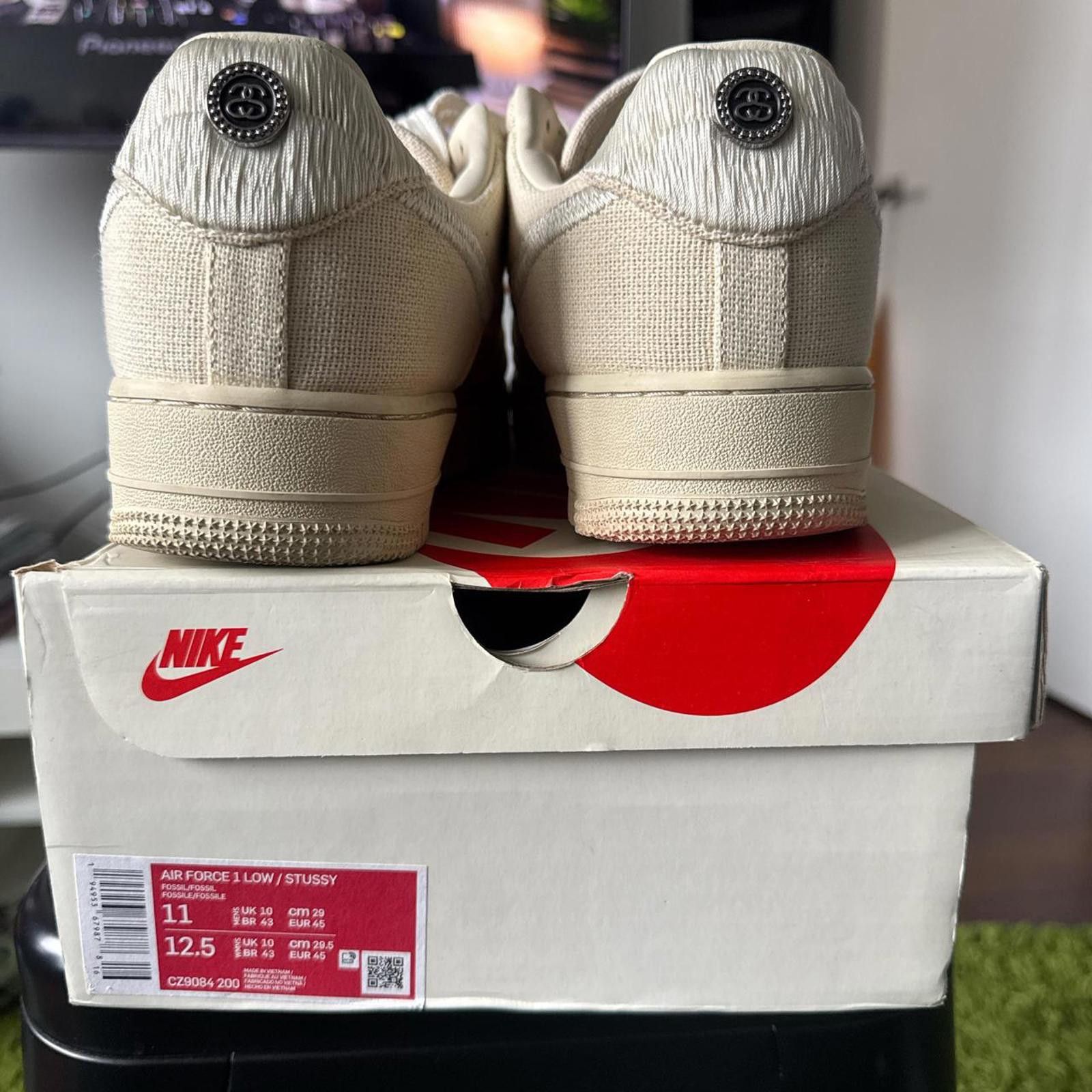 Nike NIKE Air Force 1 Low / Stussy (2020) Size US 11 / EU 44 - 4 Thumbnail