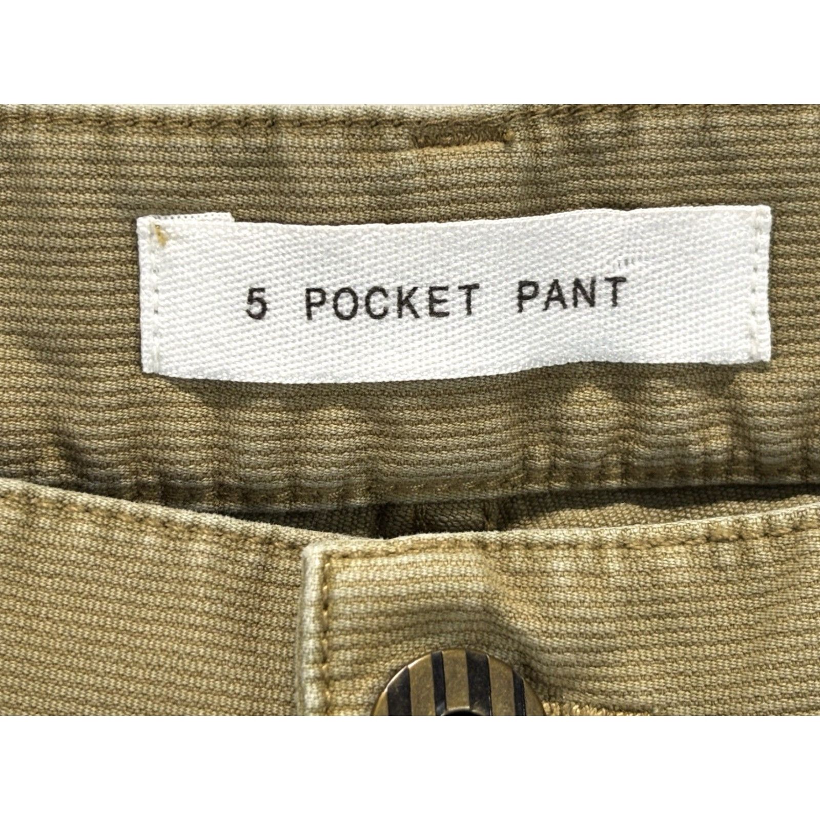 Billy Reid Billy Reid 5 Pocket Pants Mens 31 x 31 Brown Slim 100% Pima Cotton Textured Chino Straight Flat Front Denim? (Wait) Size US 31 - 5 Thumbnail