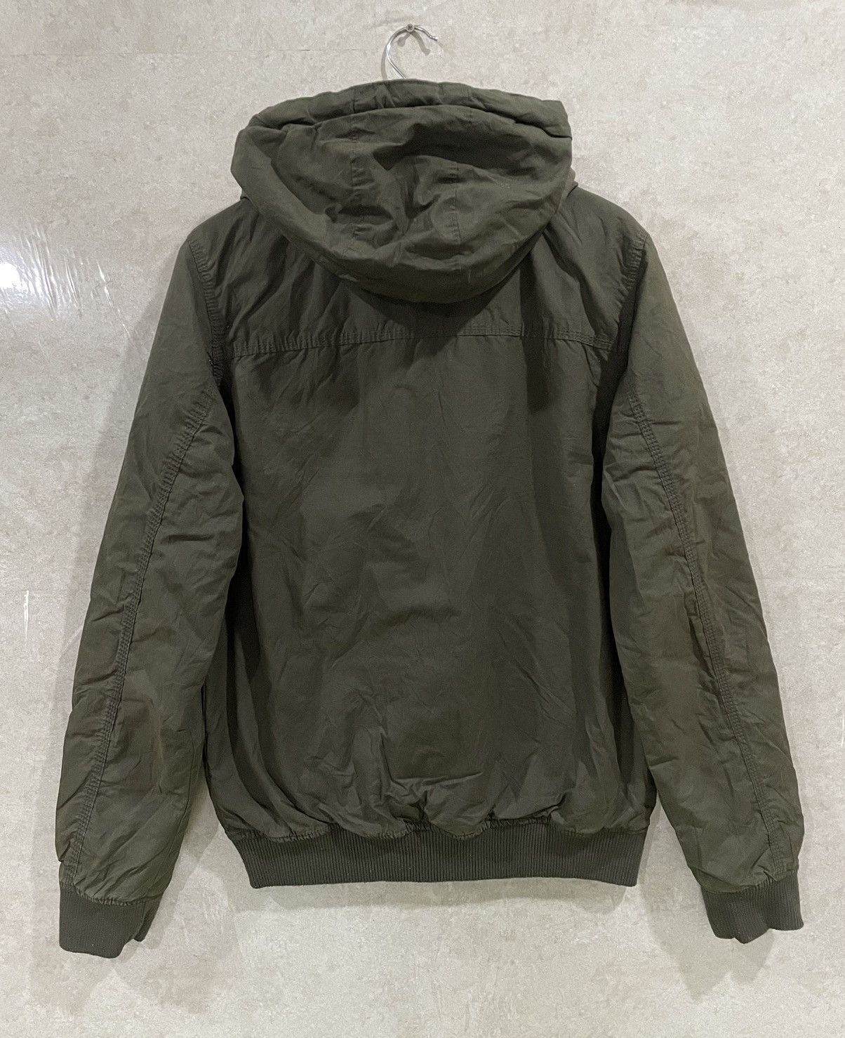 H&M × Japanese Brand Vintage H&M Double Collar Bomber Jacket Size US M / EU 48-50 / 2 - 6 Thumbnail