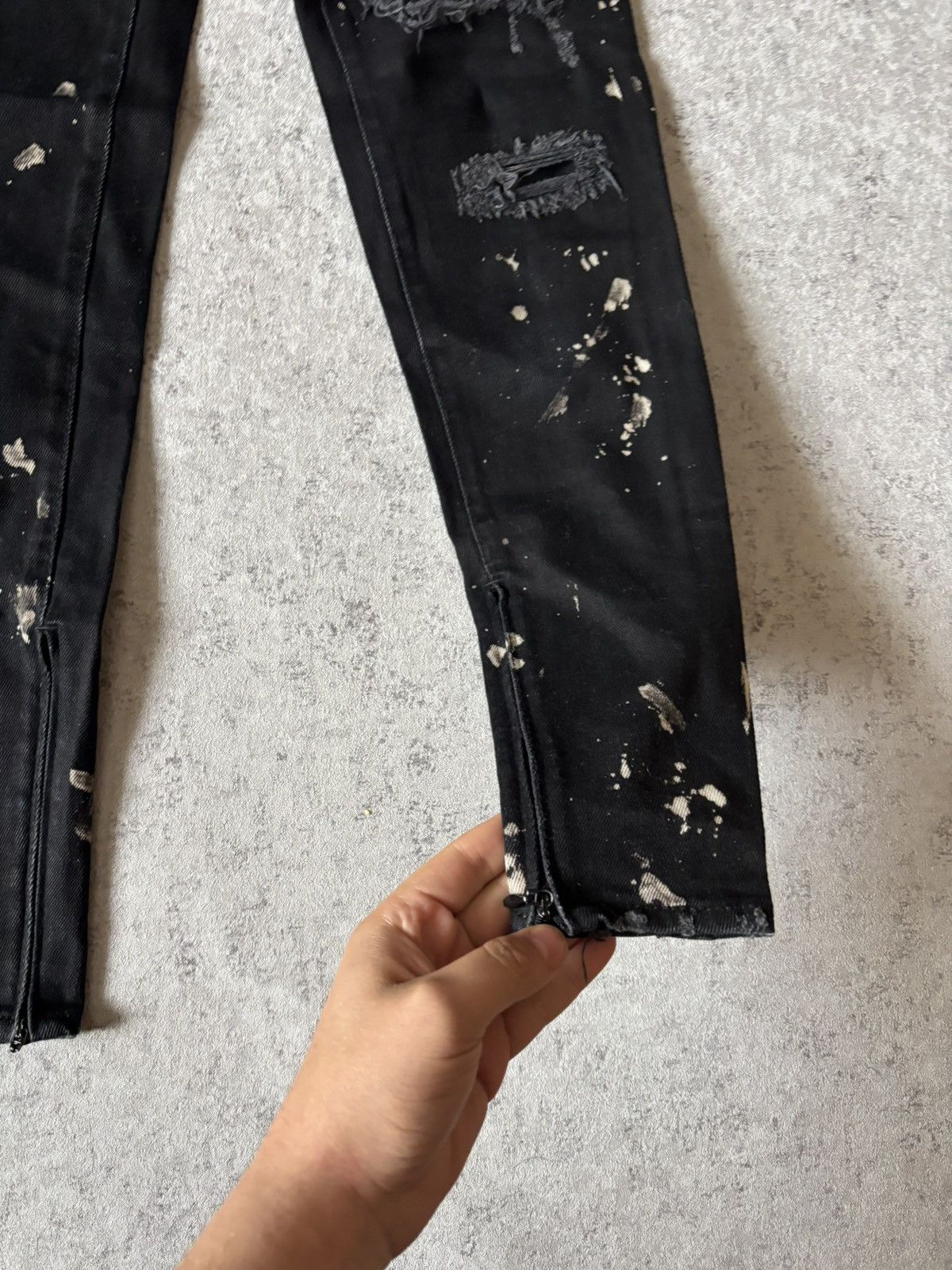 Designer × Dsquared2 DSQUARED2 SUPER SKINNY DISTRESSED JEANS Size 25" / US 0 / IT 36 - 3 Thumbnail