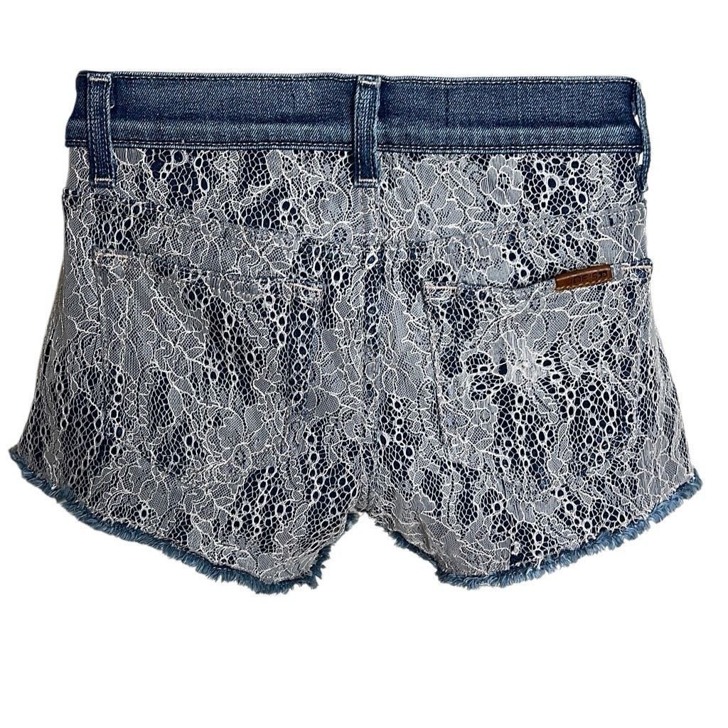 Joe's Joe’s Jeans Lace over Denim Shorts 25 Size 25" / US 0 / IT 36 - 5 Thumbnail
