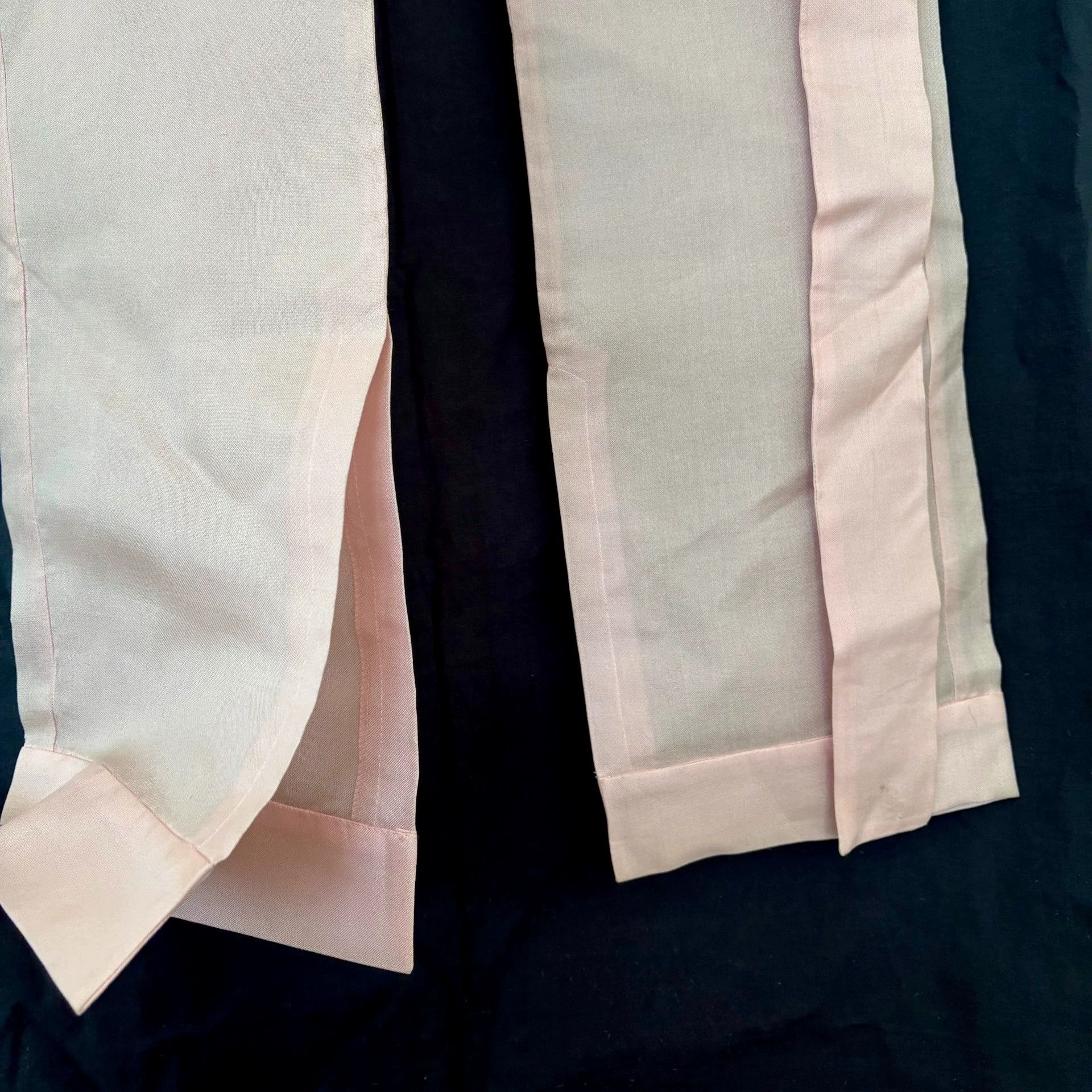 Helmut Lang Helmut Lang Women's Light Pink Silk Trousers Size 26" / US 2 / IT 38 - 5 Thumbnail