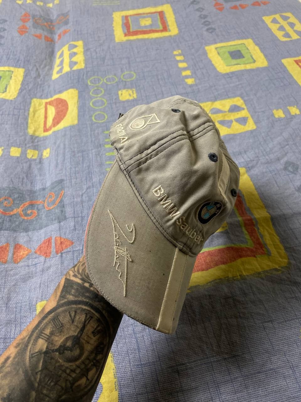BMW BMW Sauber F1 Team Cap 2007 Vintage Formula 1 sun faded Size ONE SIZE - 5 Thumbnail