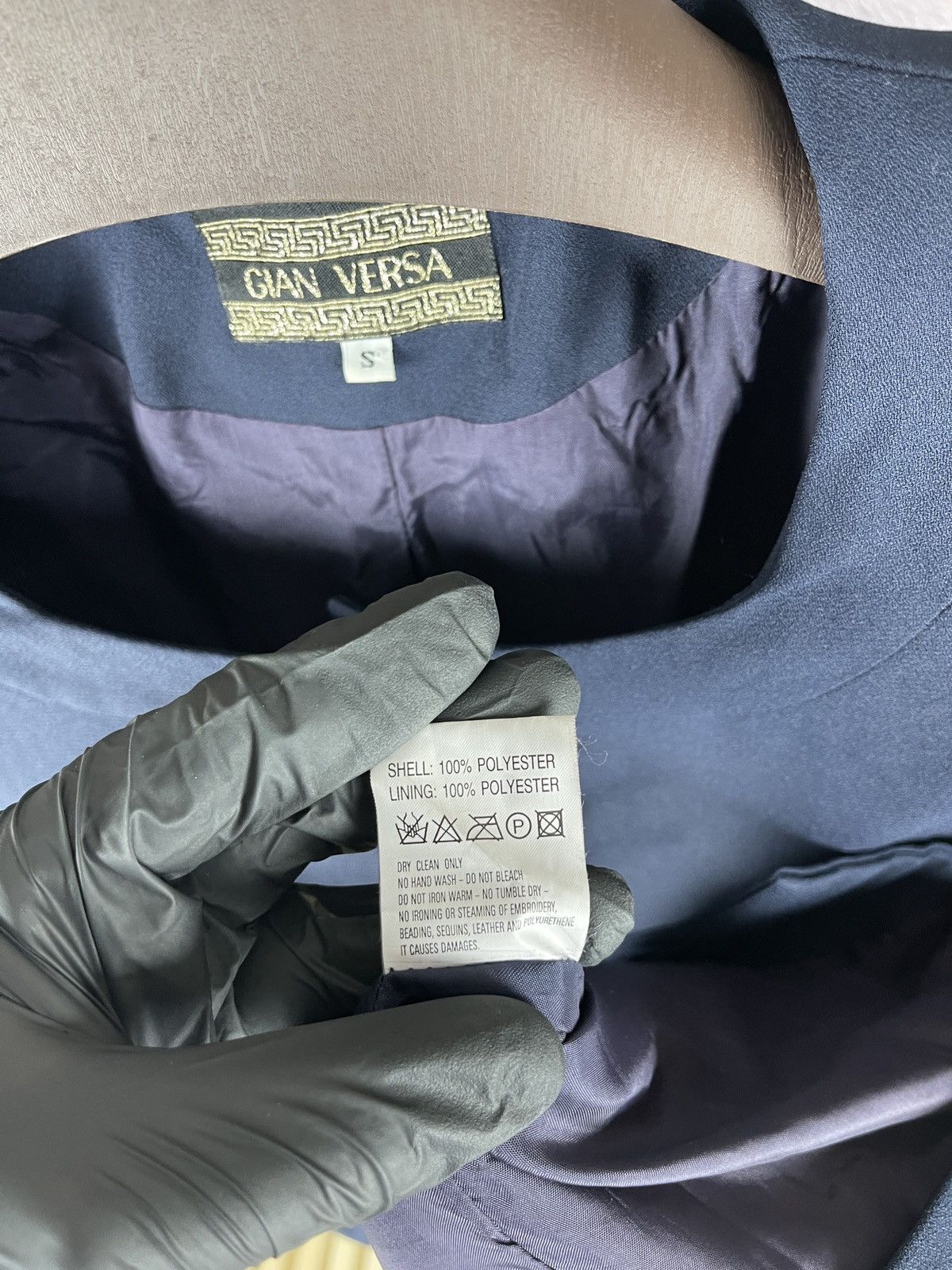 Versace Gian Versa Gianni Versace embroidery rhinestones jacket Size S / US 4 / IT 40 - 9 Thumbnail