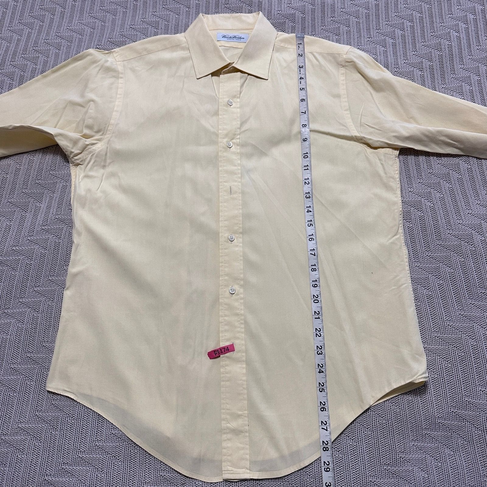 Brooks Brothers Brooks Brothers yellow custom made button down size M Size US M / EU 48-50 / 2 - 6 Thumbnail