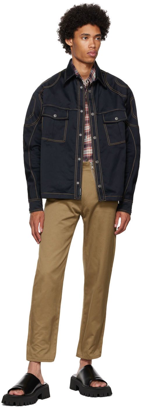GmbH GmbH Tahir Jacket - Moto Denim Jacket Size US L / EU 52-54 / 3 - 8 Thumbnail