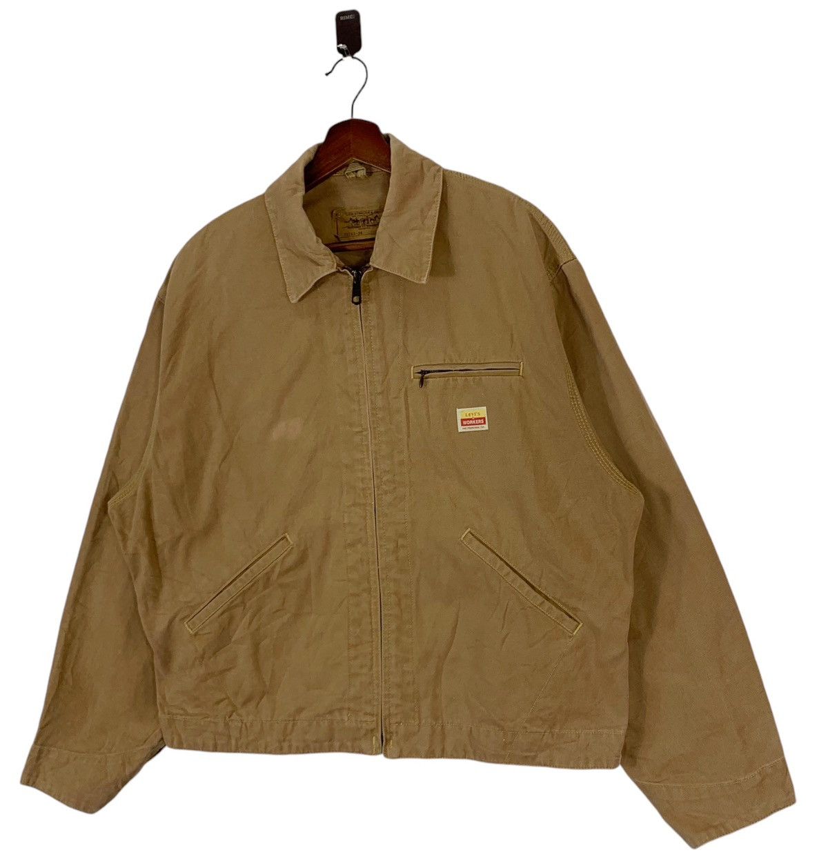 Levi's × Vintage VINTAGE LEVIS DENIM TRUCKERS WORKERS JACKET Size US M / EU 48-50 / 2 - 2 Thumbnail