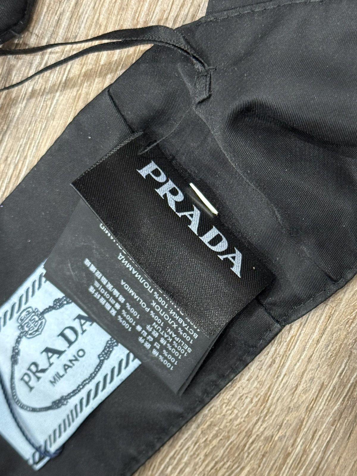 Prada Prada Milano Black Nylon Triangle Logo Harness Bralette Top Size M / US 6-8 / IT 42-44 - 13 Thumbnail