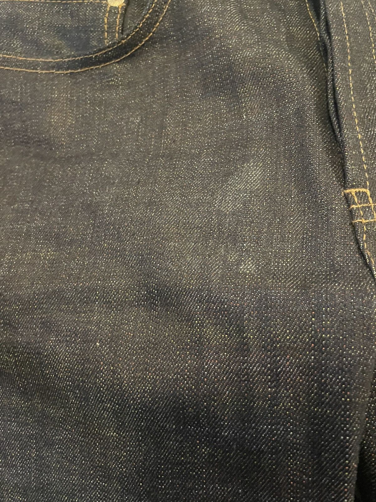 Naked & Famous Japan Heritage Kasuri Indigo Size US 32 / EU 48 - 7 Thumbnail
