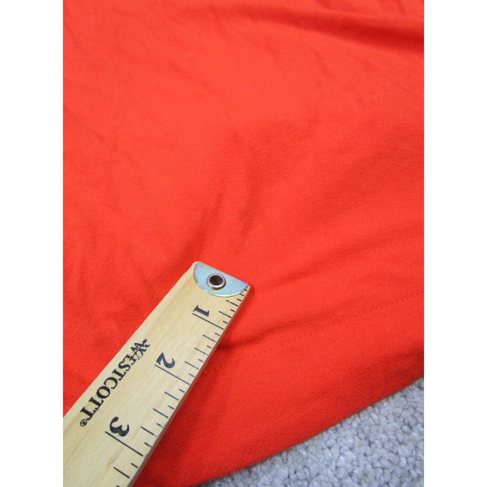 Free People Free People Dress Womens Large Orange Asymmetrical Sleeve V-Neck A-Line, Long, Rayon, Casual, Party/Cocktail, Regular Size L Womens Size L / US 10 / IT 46 - 6 Thumbnail