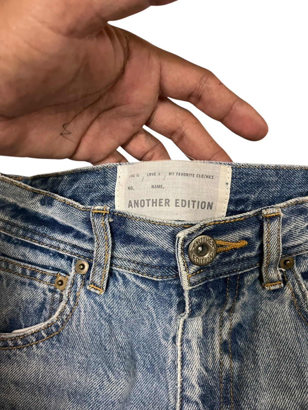 Japanese Brand Japanese Brand Another Edition Distressed Jeans Size 28" / US 6 / IT 42 - 6 Thumbnail
