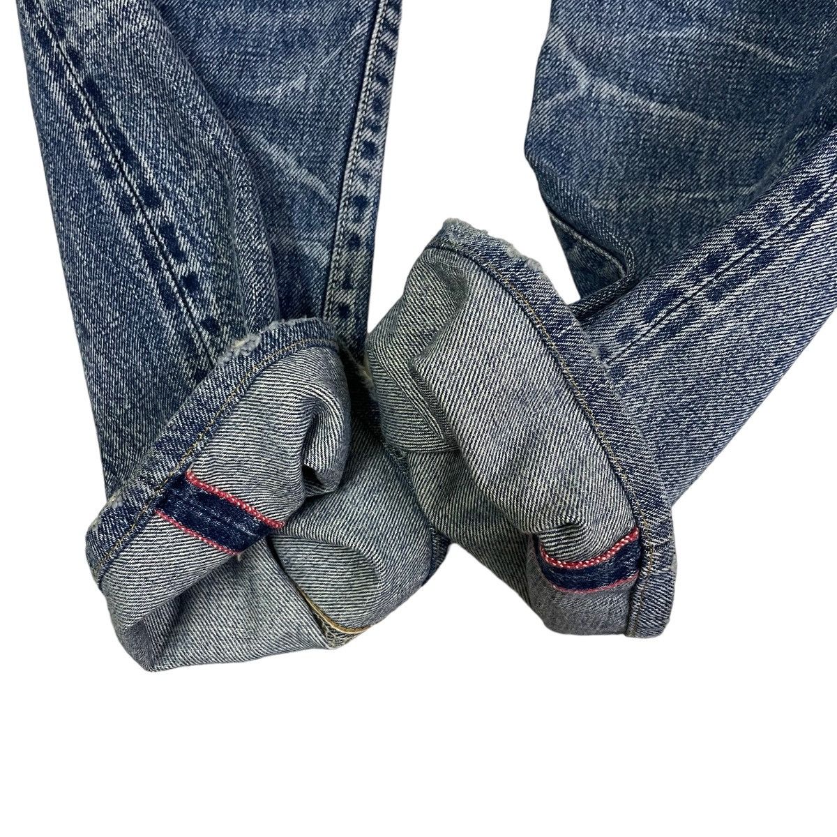 Indigo Vintage Japanes Brand Blue x Indigo HR Red Selvedge Denim Size US 31 - 12 Thumbnail