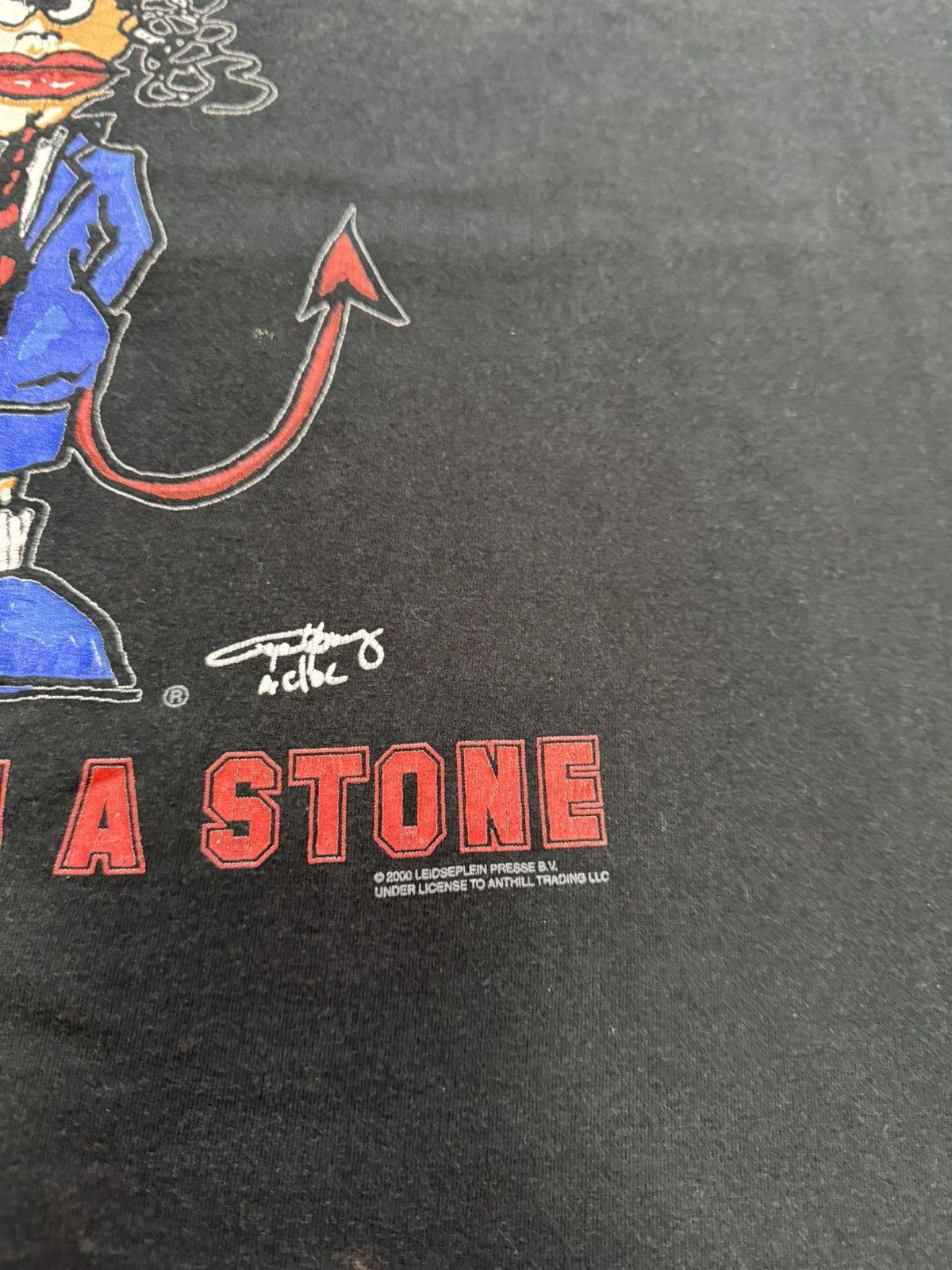 Band Tees Ac Dc 2000 Harder Than A Stone Vintage t Shirt Rock Band Size US XL / EU 56 / 4 - 6 Thumbnail