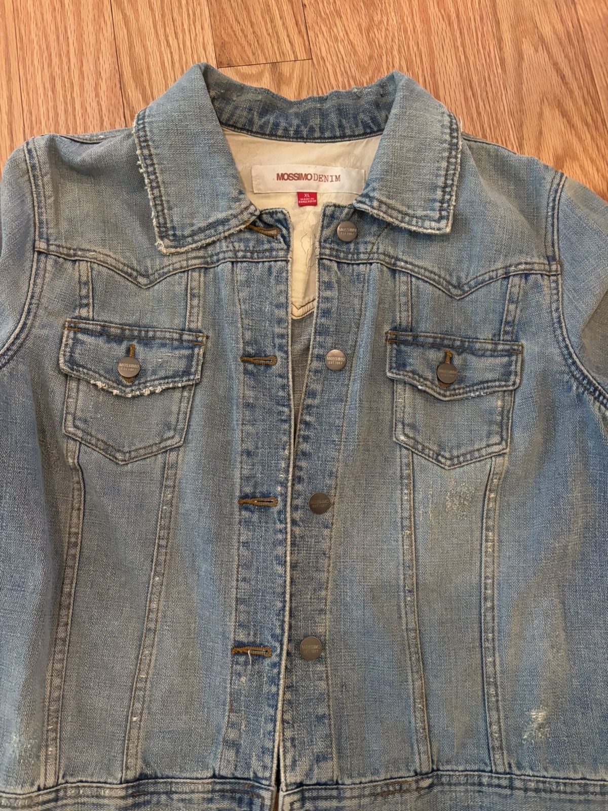 Mossimo Vintage Jean Jacket Size XL / US 12-14 / IT 48-50 - 6 Thumbnail
