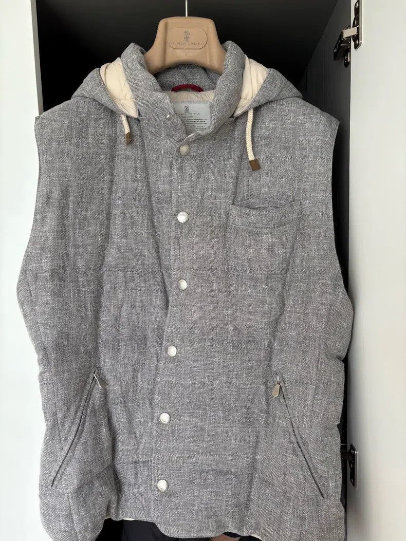 Brunello Cucinelli Brunello Cucinelli Goose Down Vest Size L / US 10 / IT 46 - 1 Thumbnail