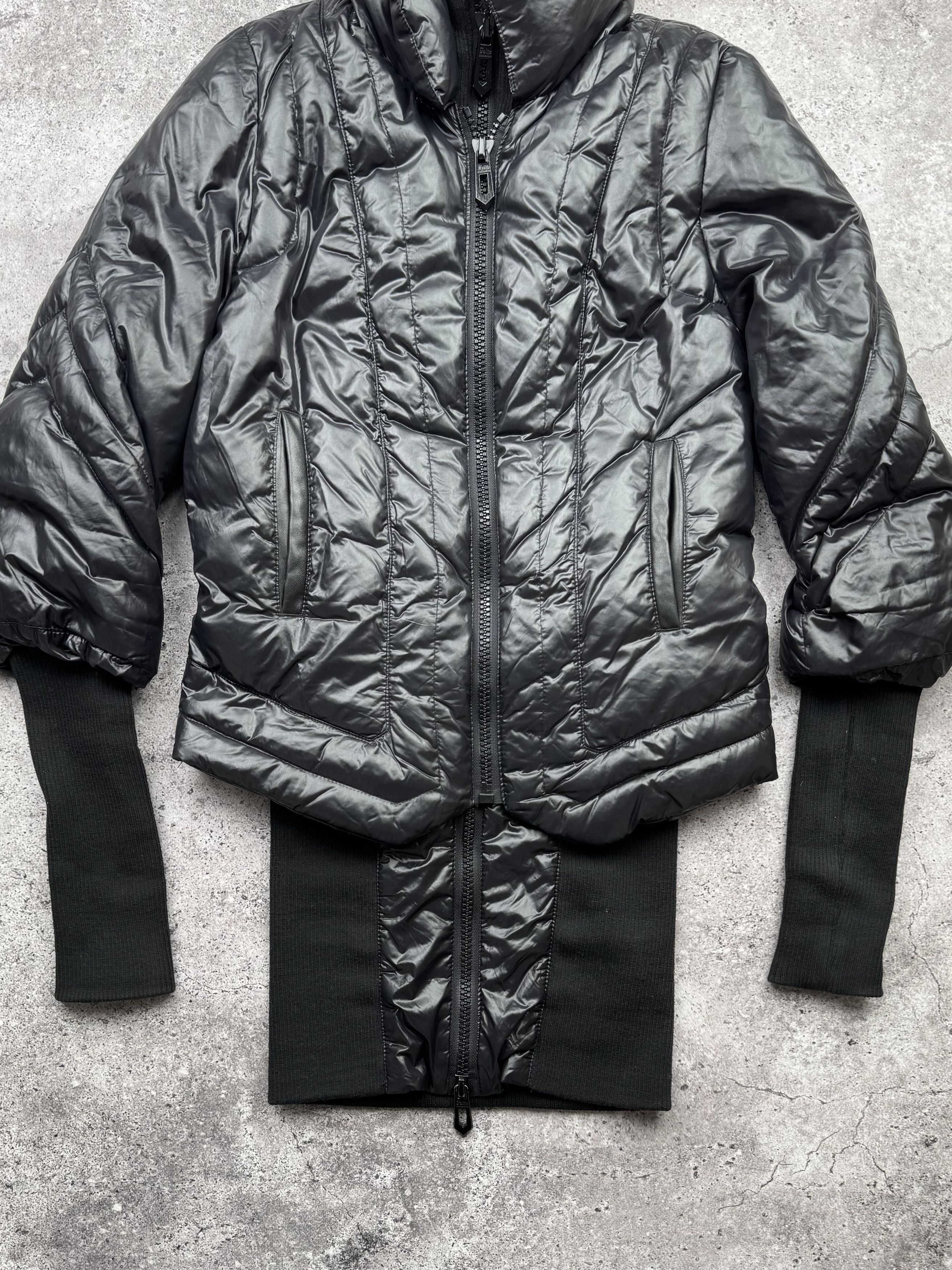 Faith Connexion Vintage Cropped Down Details Jacket C491(V111) Size XS / US 0-2 / IT 36-38 - 3 Thumbnail