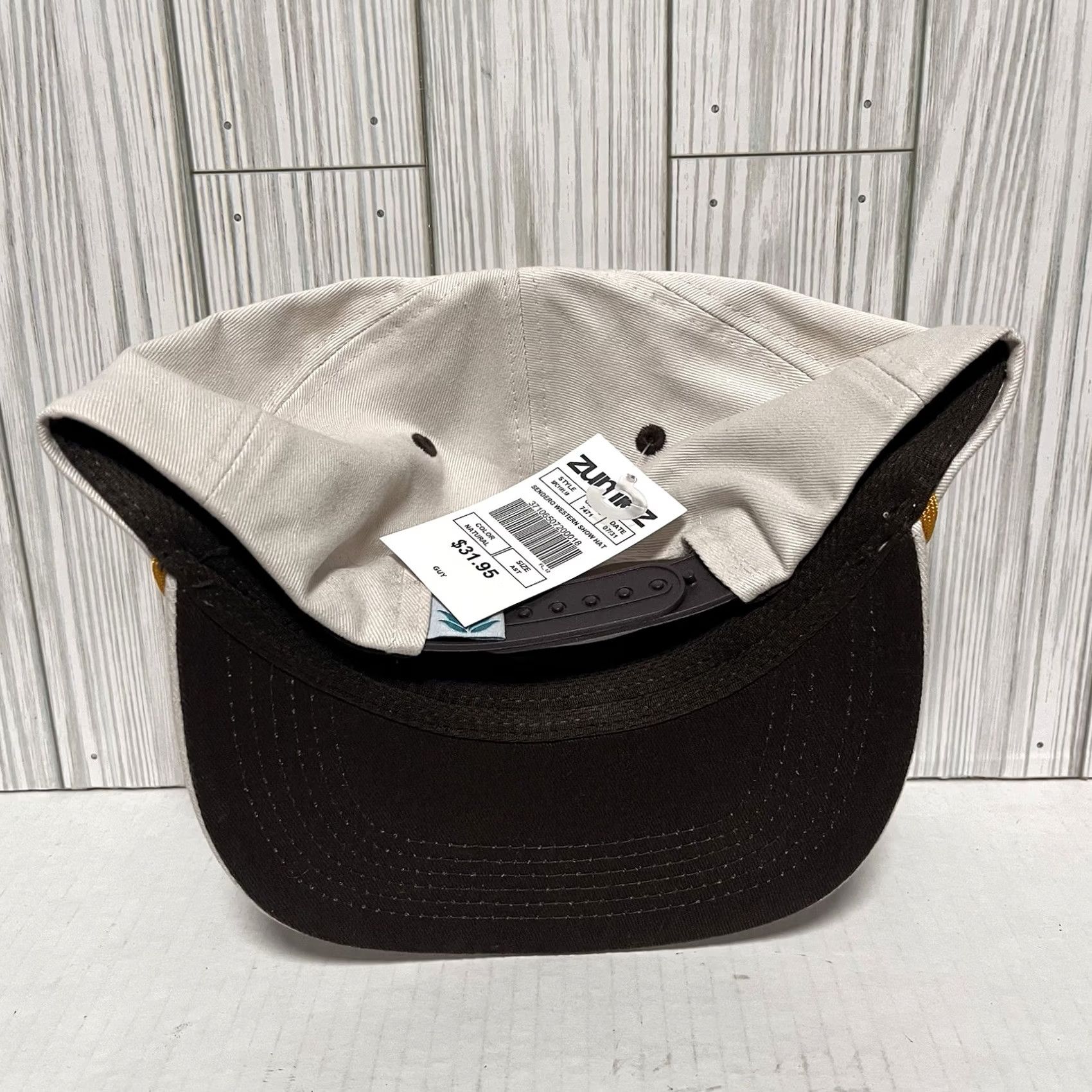 Roper Sendero Provisions Hat Cap Snapback Western Show Rope Cowboy Trucker Adult One Size White Cotton Polyester Knit Adjustable Breathable Men Mens Hats Size ONE SIZE - 3 Thumbnail