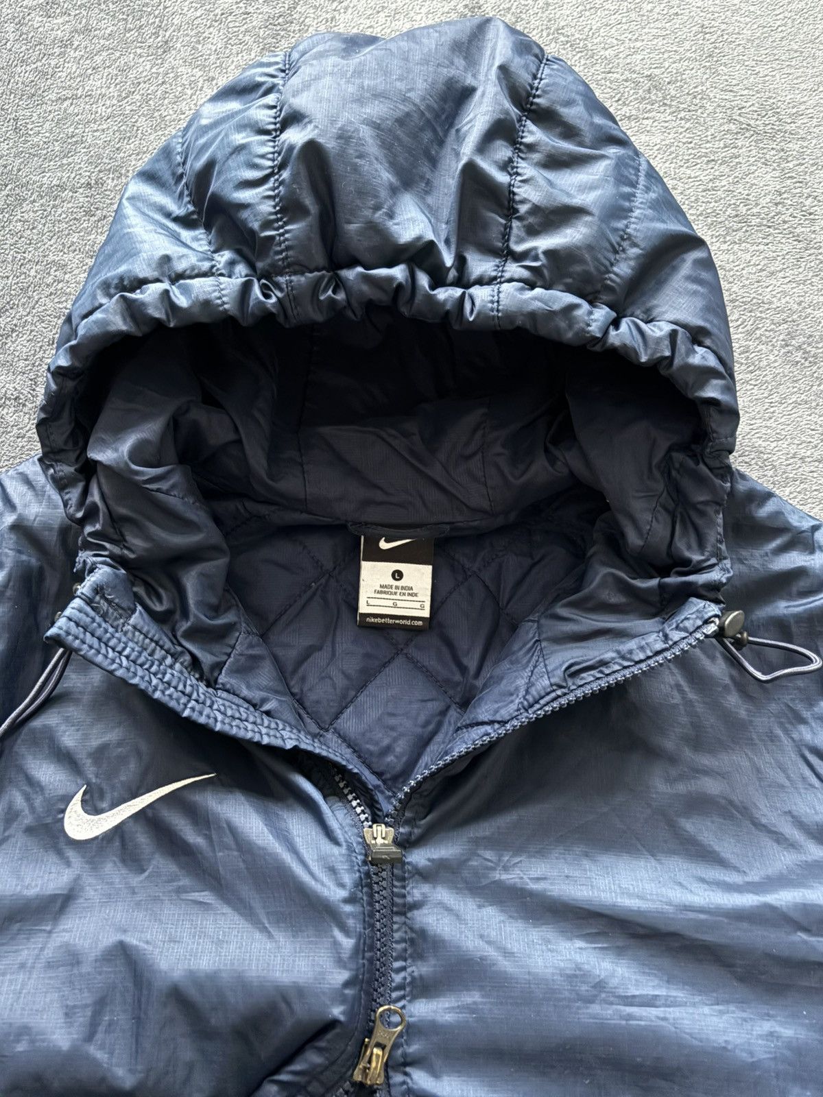 Nike 90s Nike Vintage Swoosh Logo Retro Outdoor Jacket Rare Size US L / EU 52-54 / 3 - 9 Thumbnail