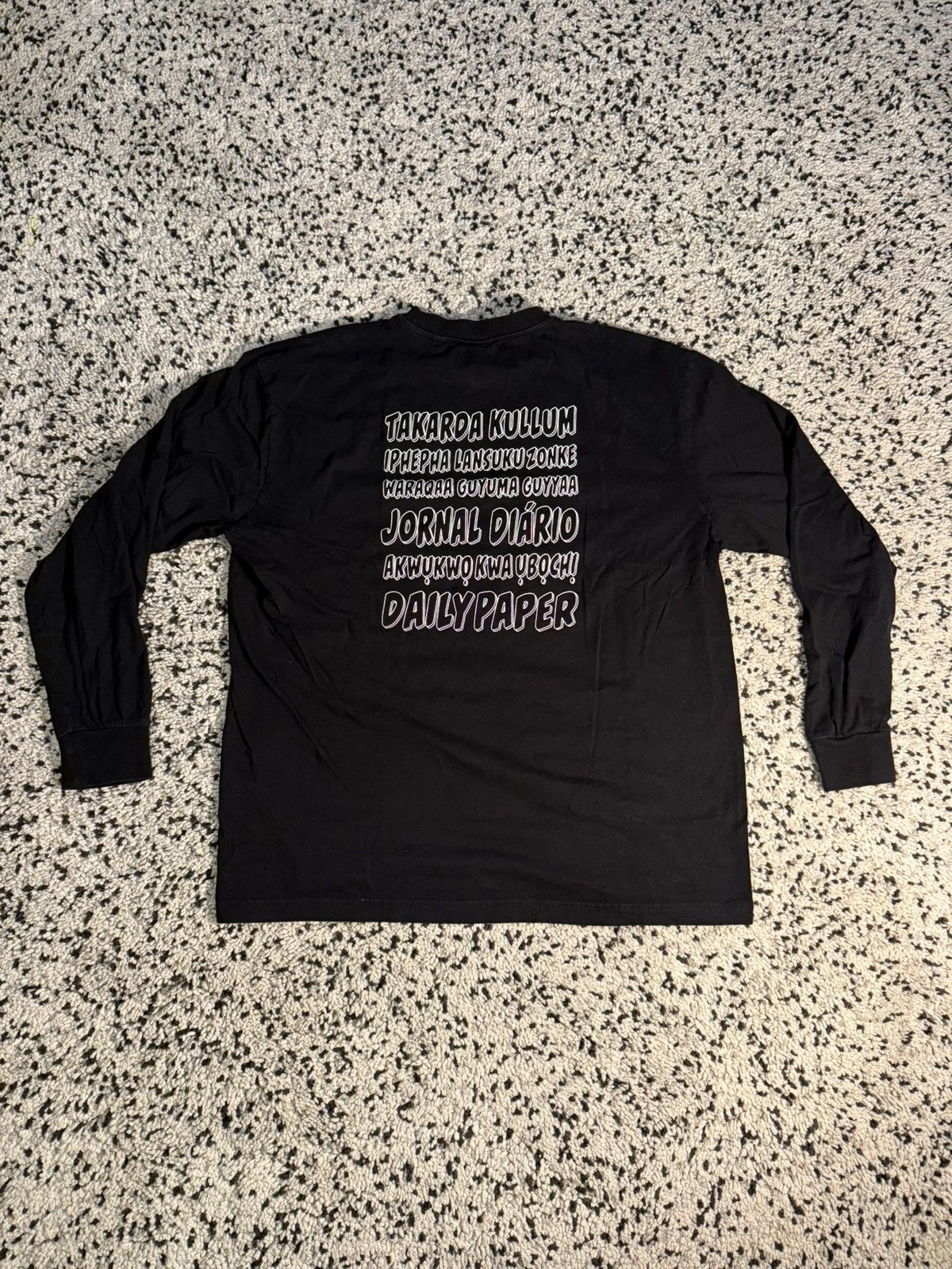 Daily Paper Daily Paper Black Long Sleeve Size US XL / EU 56 / 4 - 2 Thumbnail