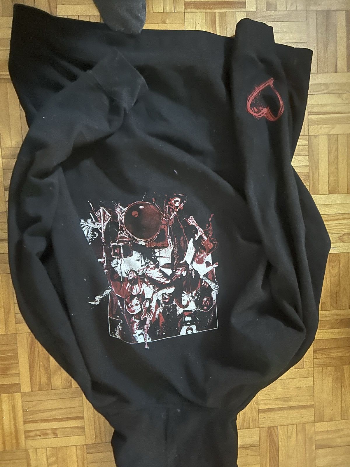 Japanese Brand × Mostly Heard Rarely Seen × Vintage If i die young hoodie Size US XL / EU 56 / 4 - 2 Thumbnail