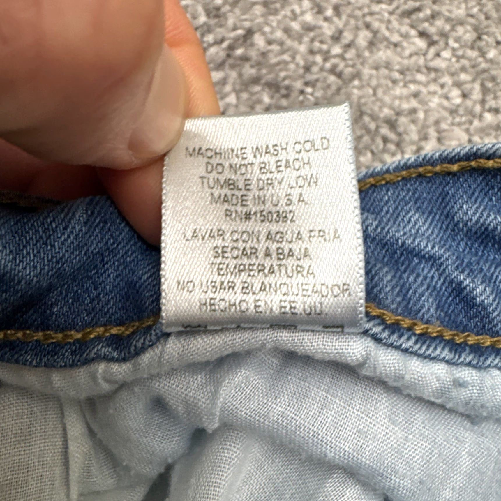Denime VINTAGE O2 Denim Mini Skirt Womens Small Blue Casual Streetwear 90s Cotton Raw Hem Size 28" / US 6 / IT 42 - 7 Thumbnail